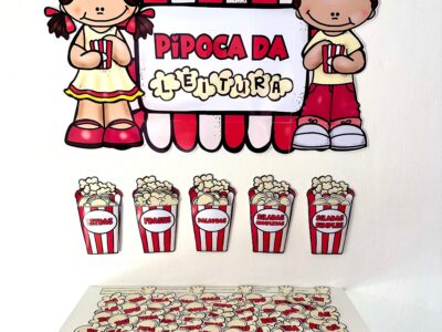 Kit Pipoca da Leitura