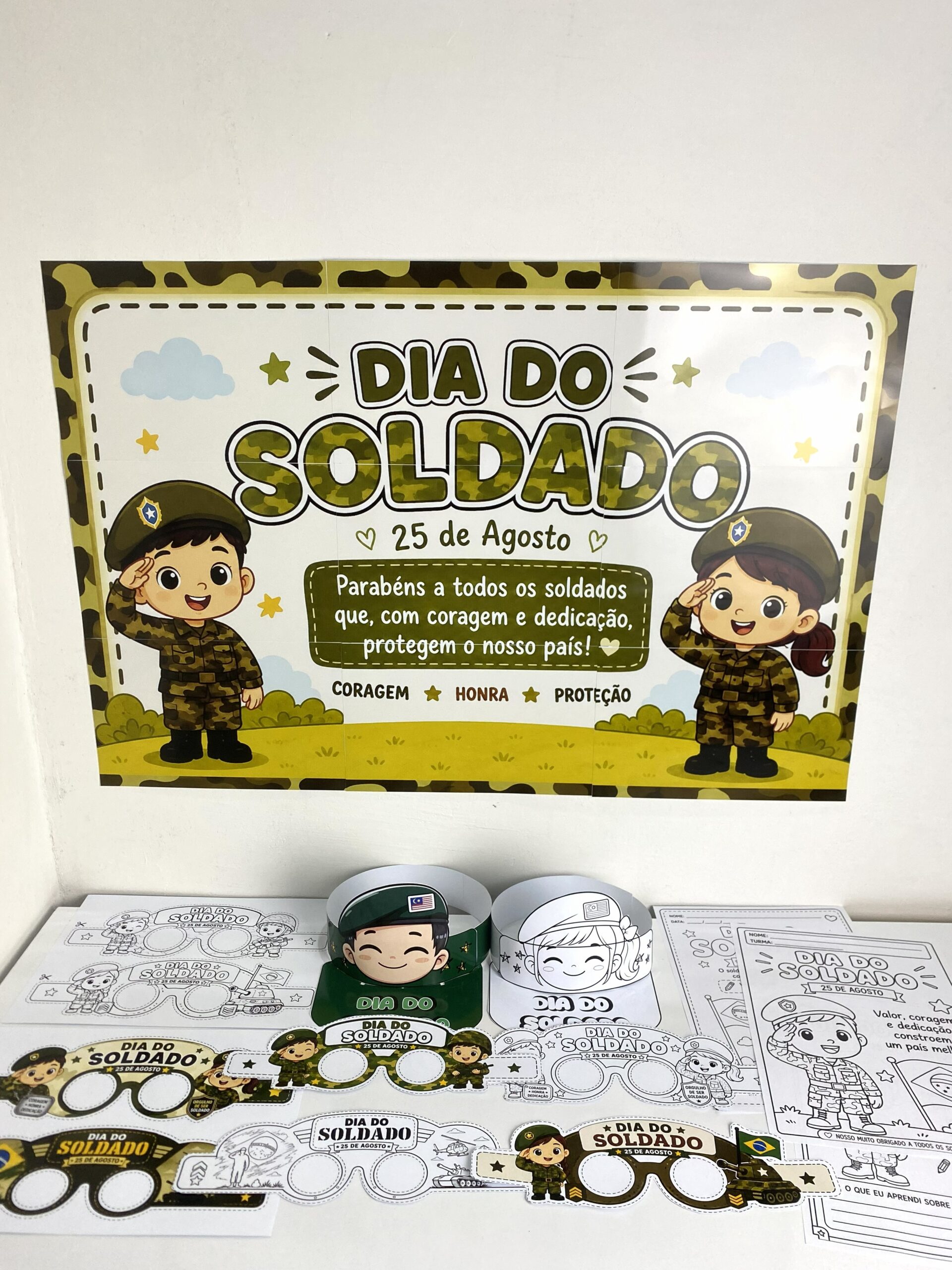 Painel e Kit Dia do Soldado