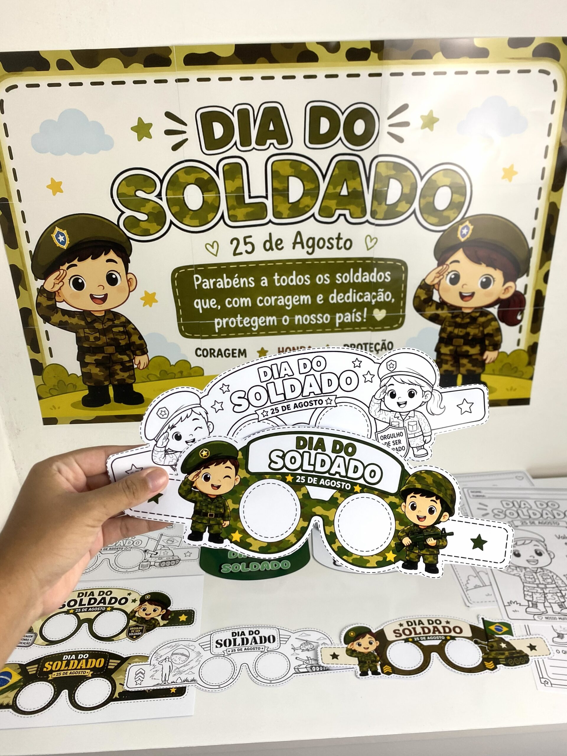 Painel e Kit Dia do Soldado - Imagem 2