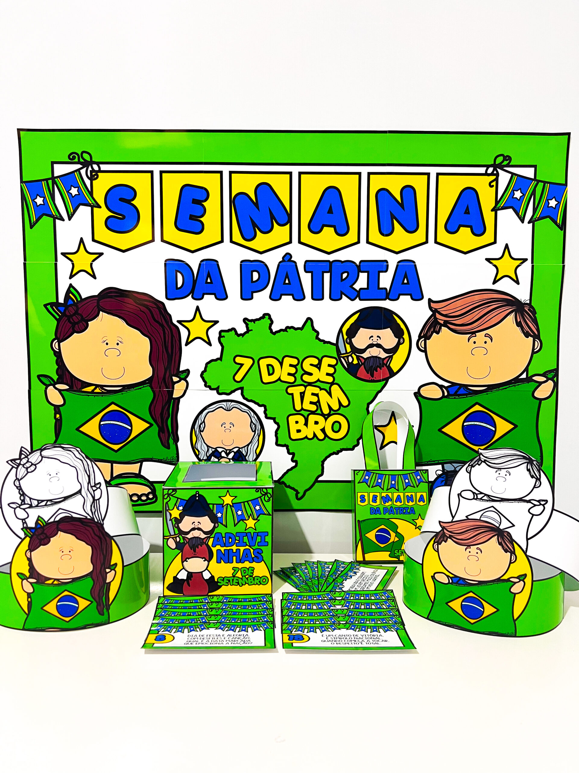 Kit Semana da Pátria — Um material especial e completo para trabalhar a Independência do Brasil de forma lúdica e interativa!
