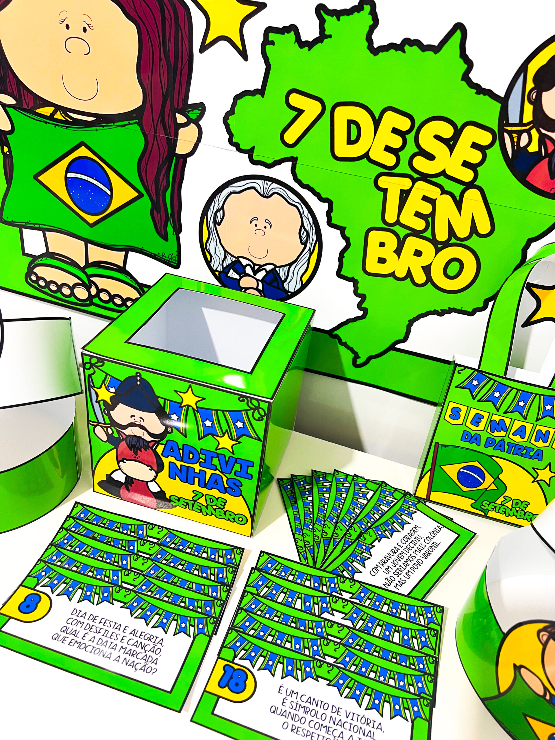 Kit Semana da Pátria — Um material especial e completo para trabalhar a Independência do Brasil de forma lúdica e interativa! - Imagem 2