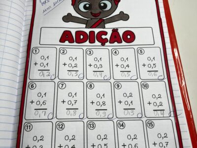 Folhinhas das 4 Operações — 4º Ano | Tema Folclore