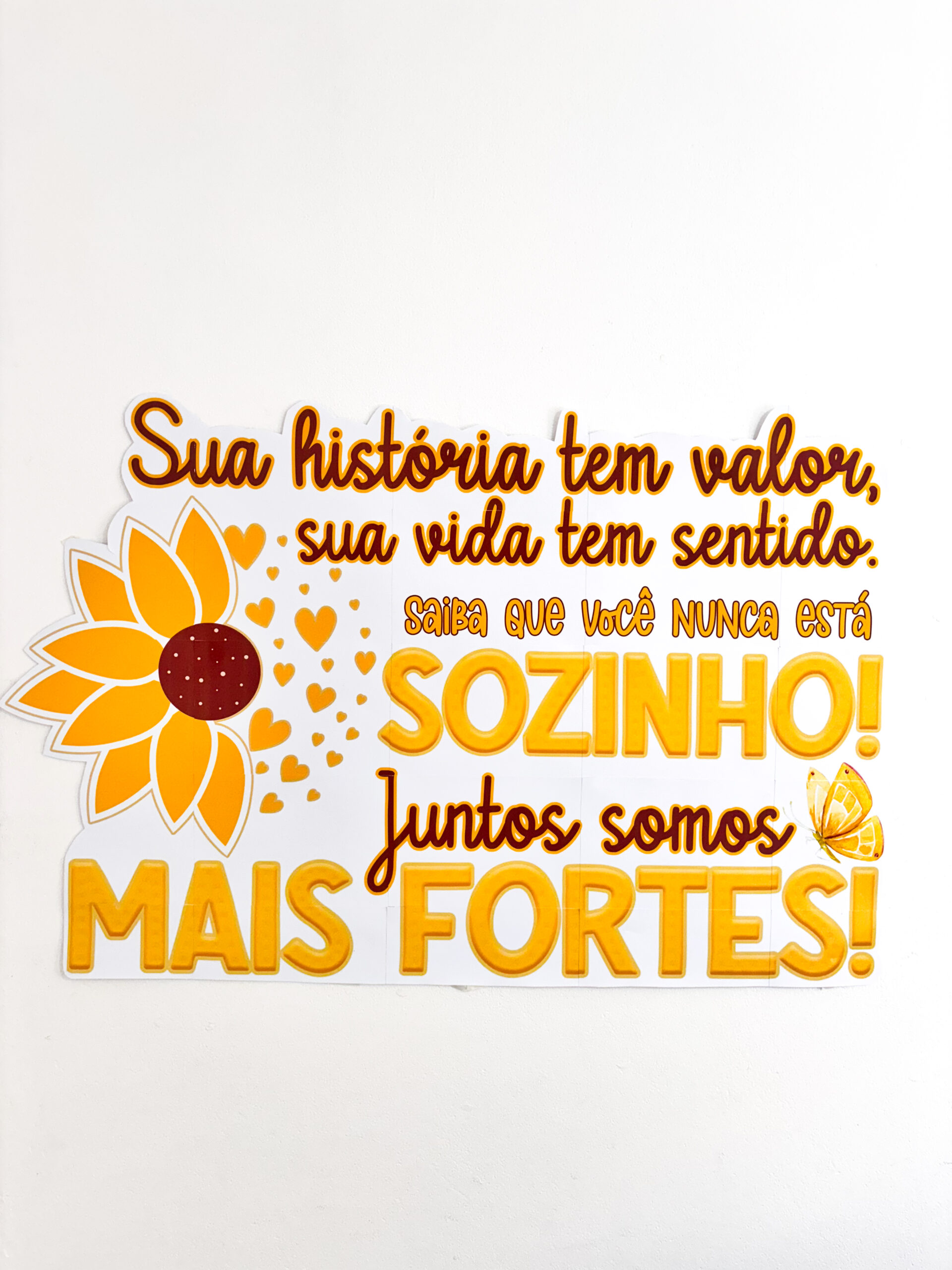 Painel Setembro Amarelo — Valorize a Vida