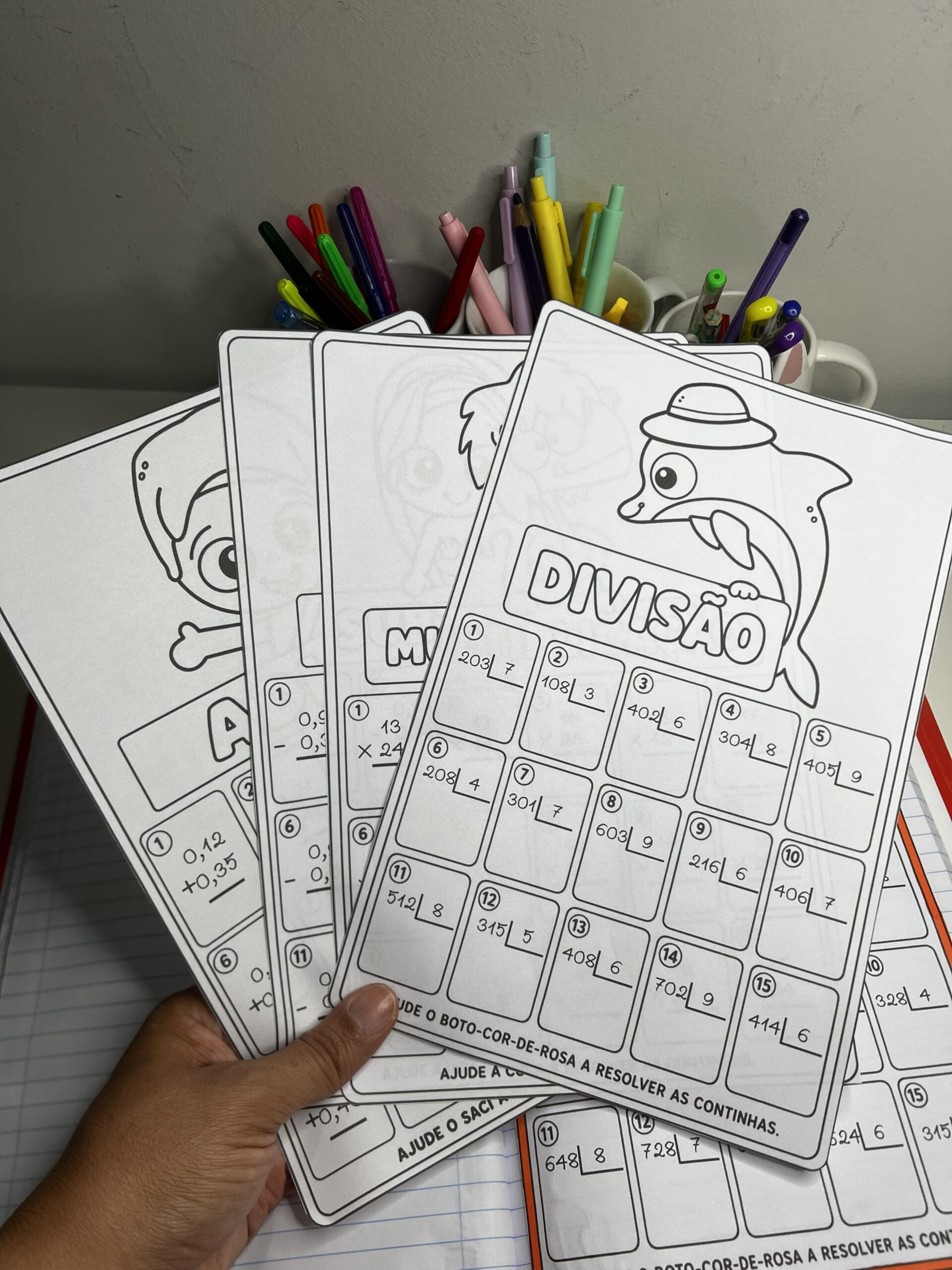 Folhinhas das 4 Operações — 4º Ano | Tema Folclore - Imagem 5