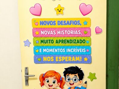 Painel de Porta – Bem-vindo de Volta!