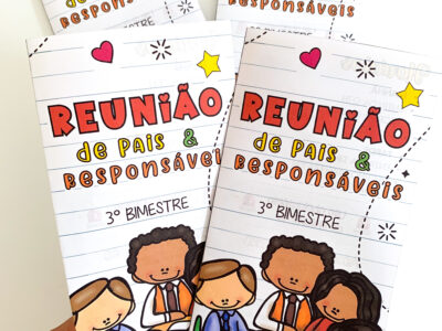 Folder Reunião de Pais Editável
