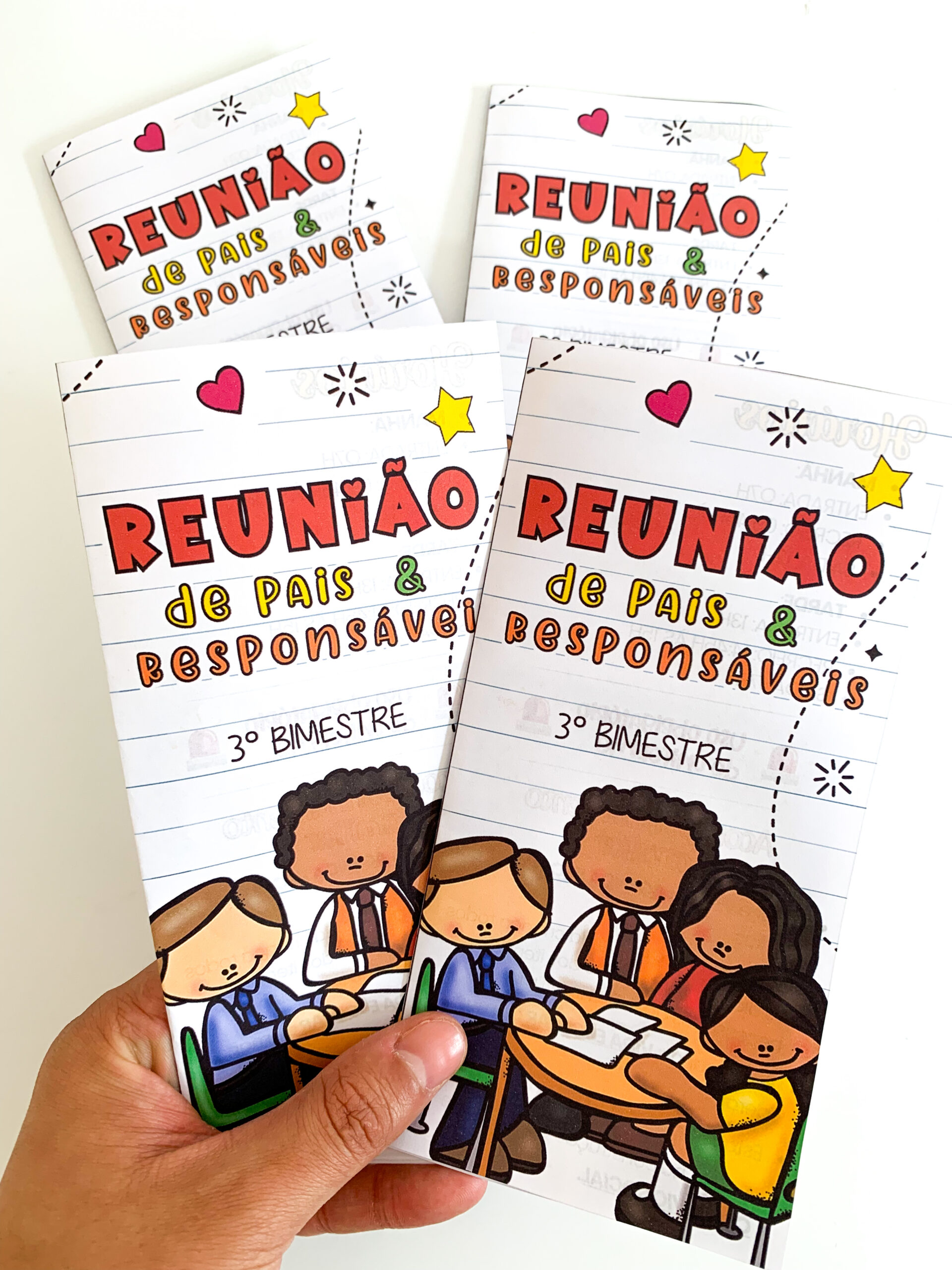 Folder Reunião de Pais Editável