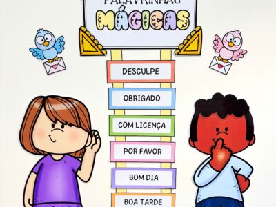 Painel Palavrinhas Mágicas para Educação Infantil e Anos Iniciais