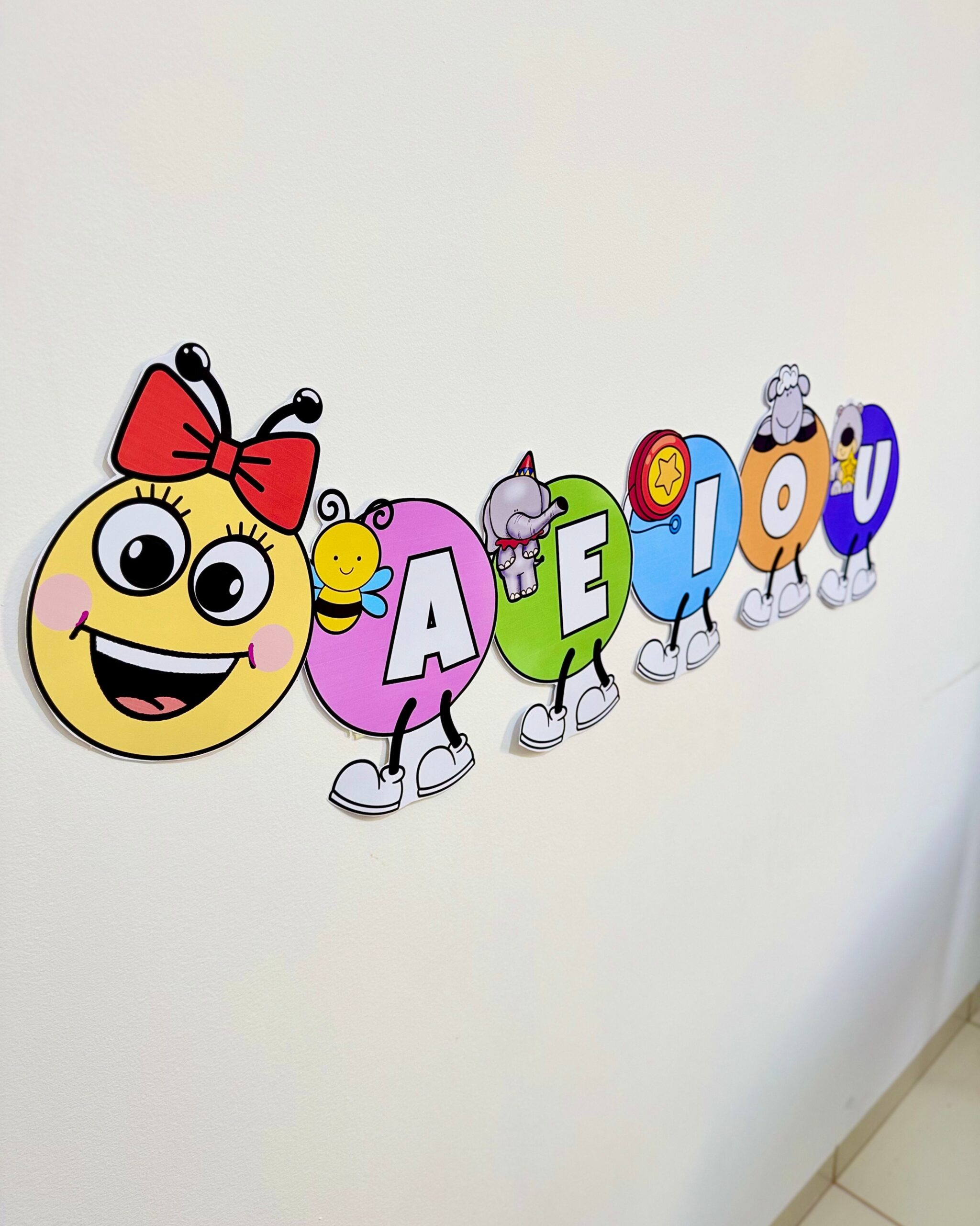 Centopeia das Vogais para Educação Infantil e Anos Iniciais