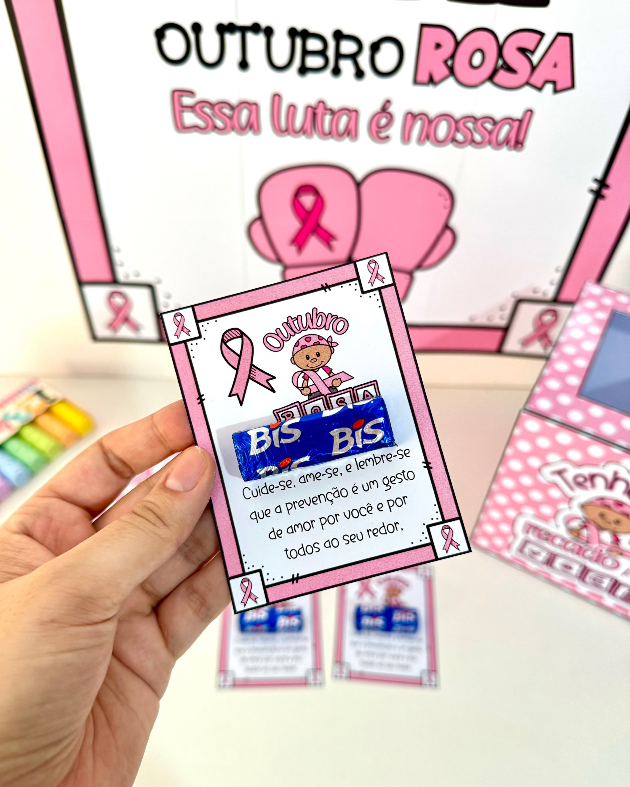 Kit tema Outubro Rosa - Imagem 4