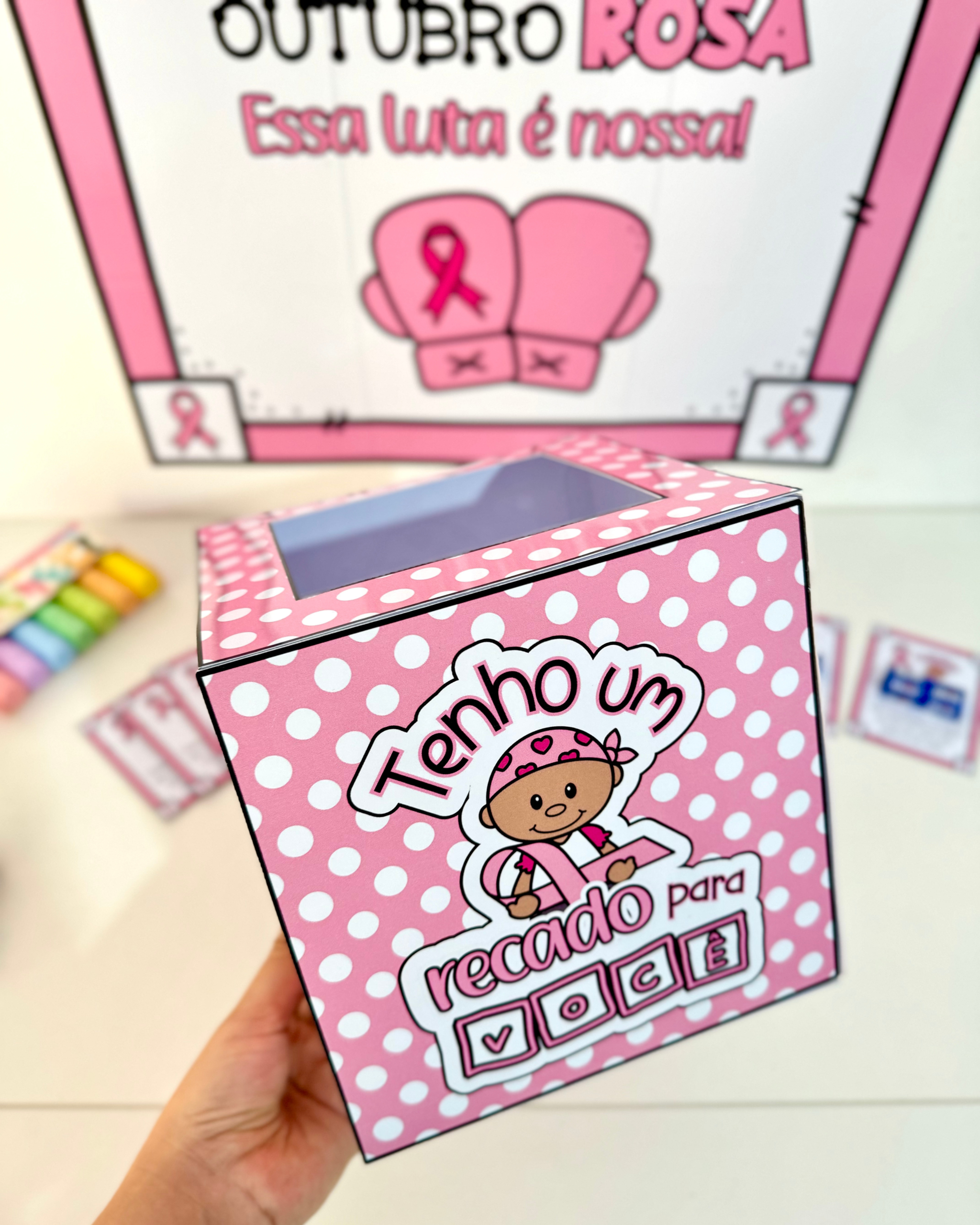 Kit tema Outubro Rosa - Imagem 2
