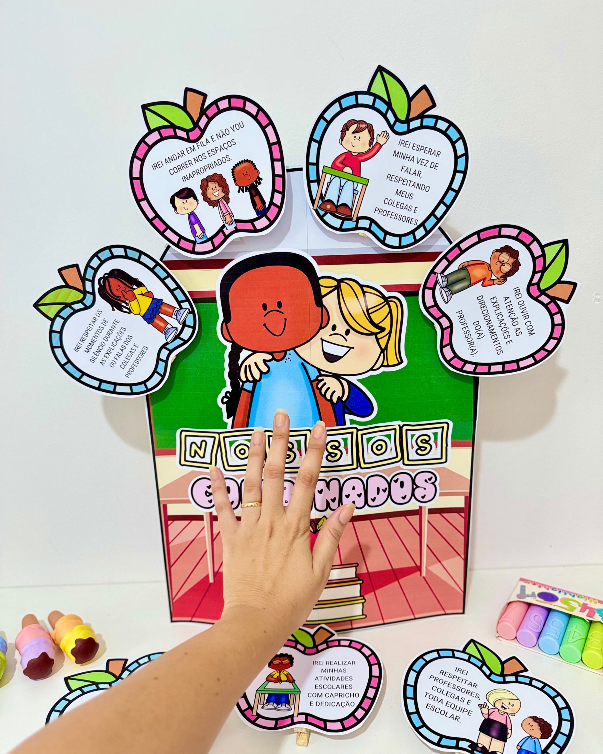 Luva Gigante “Nossos Combinados” para Educação Infantil e Anos Iniciais - Imagem 6