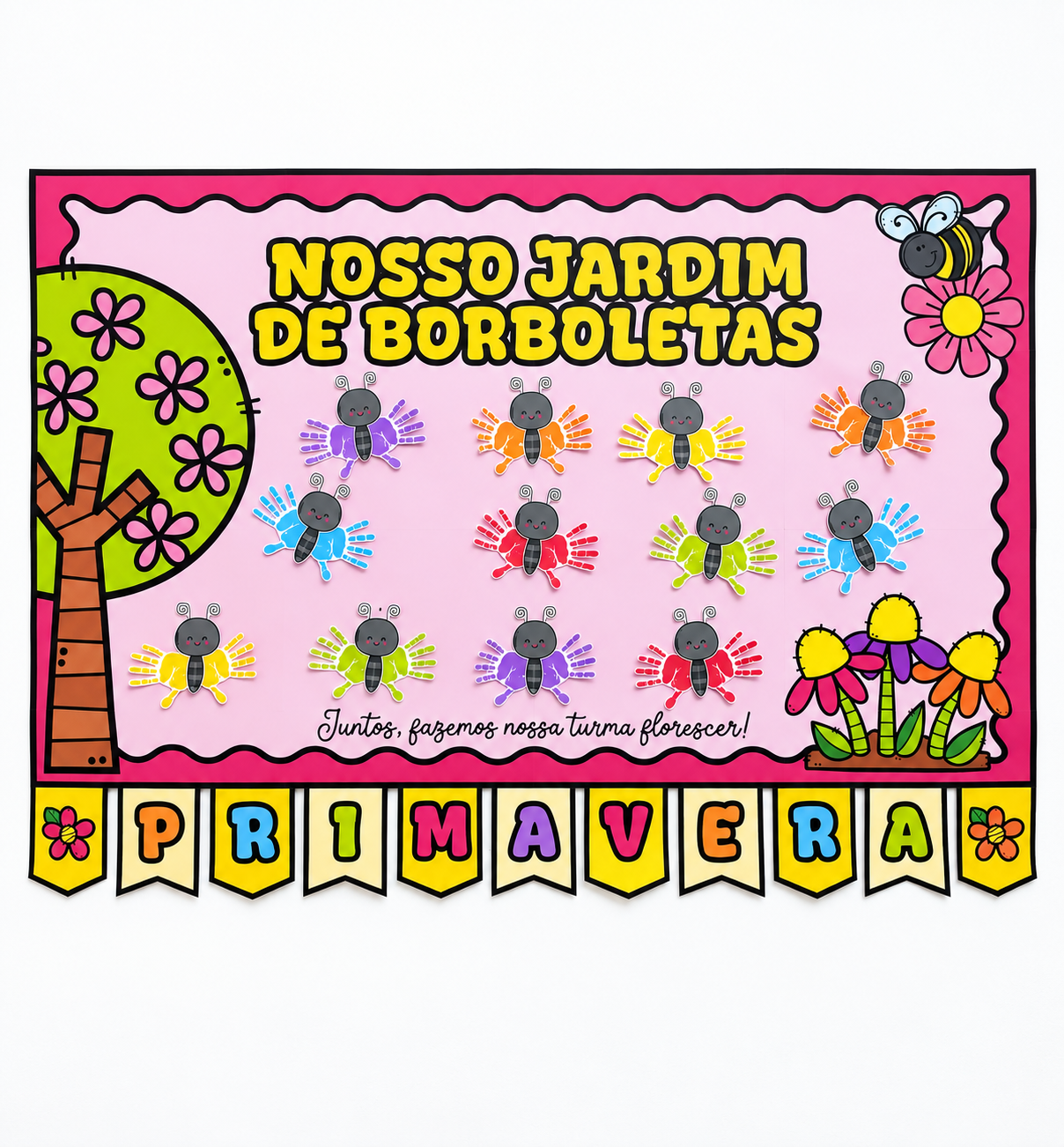 Cartaz Colaborativo Primavera