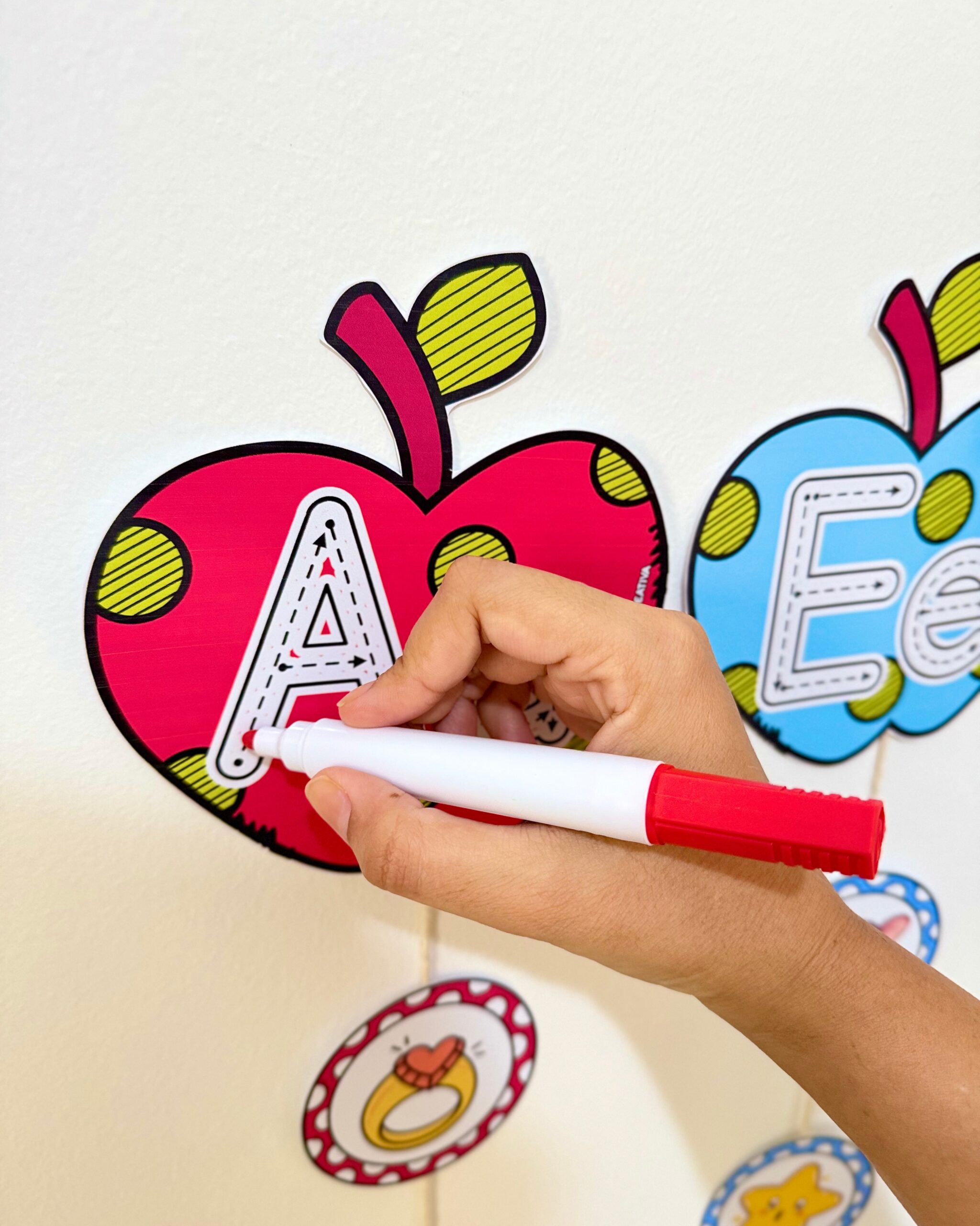 Maçã das Vogais para Educação Infantil e Anos Iniciais