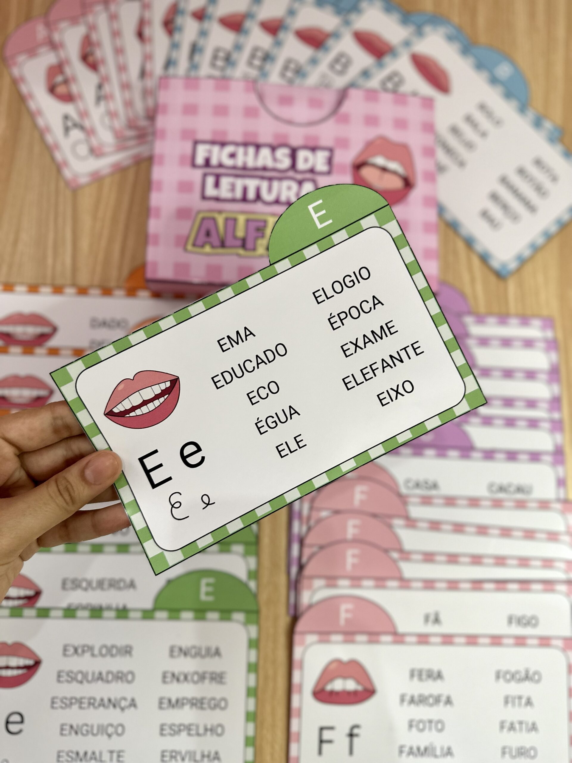 Fichas de Leitura – Alfabeto - Imagem 4