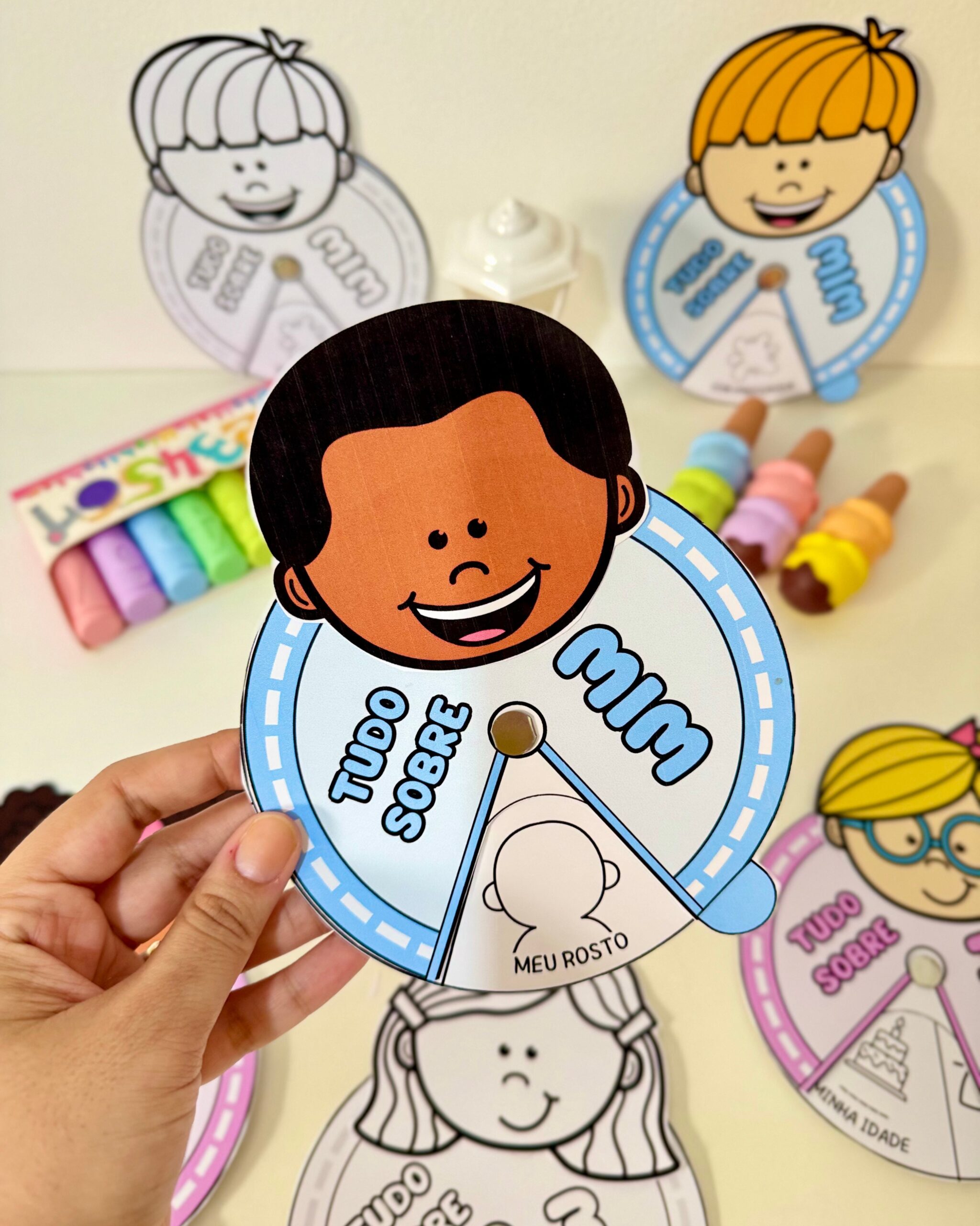 Roleta Tudo Sobre Mim para Educação Infantil e Anos Iniciais - Imagem 4