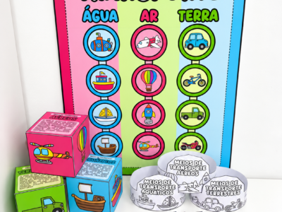 Kit Meios de Transporte – Atividades para Educação Infantil