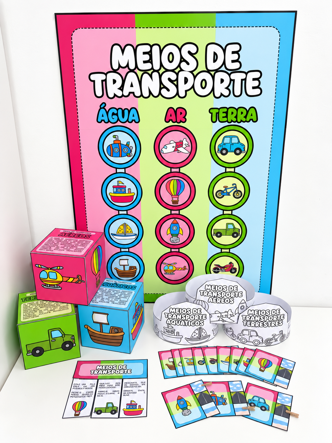 Kit Meios de Transporte – Atividades para Educação Infantil