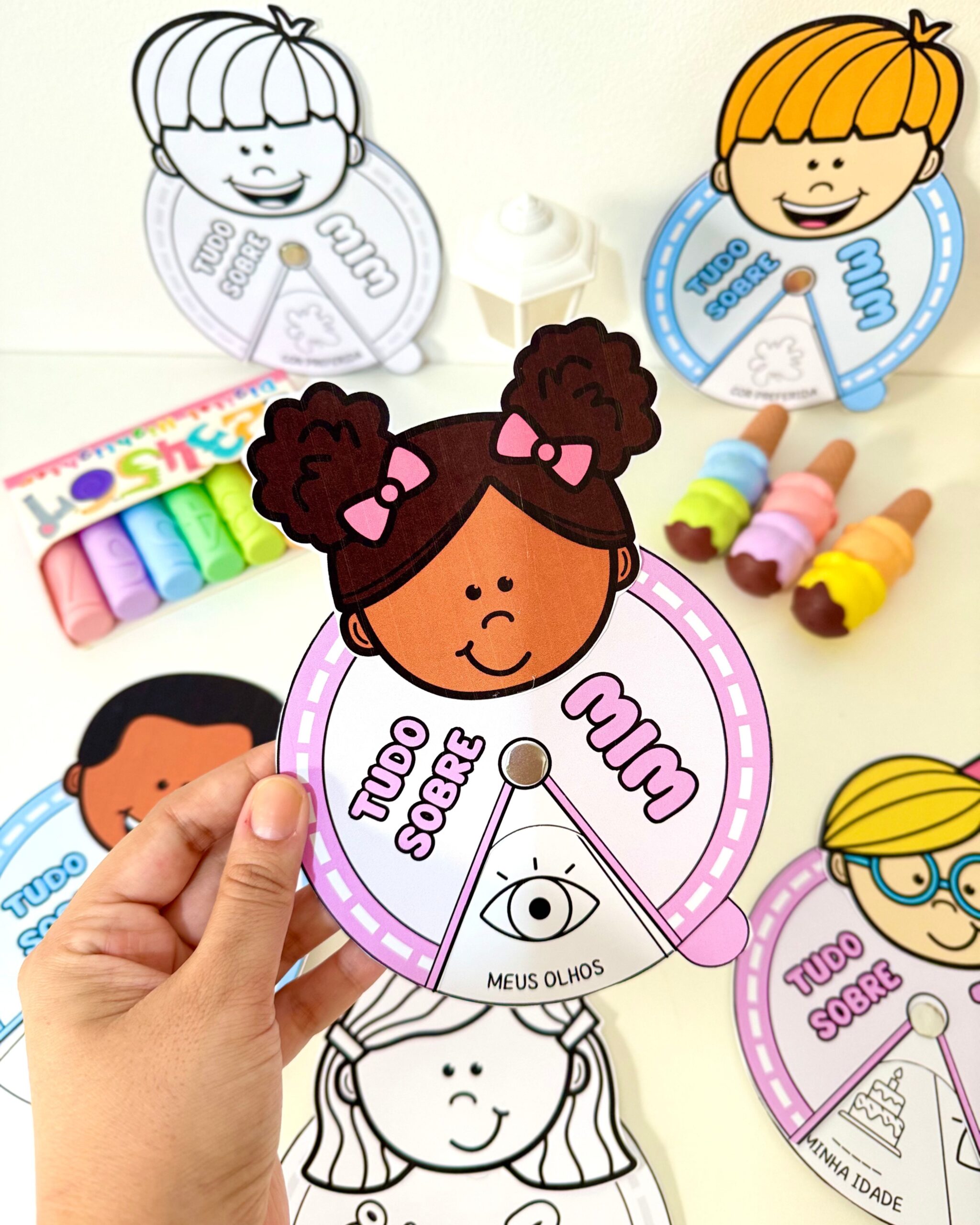 Roleta Tudo Sobre Mim para Educação Infantil e Anos Iniciais - Imagem 3