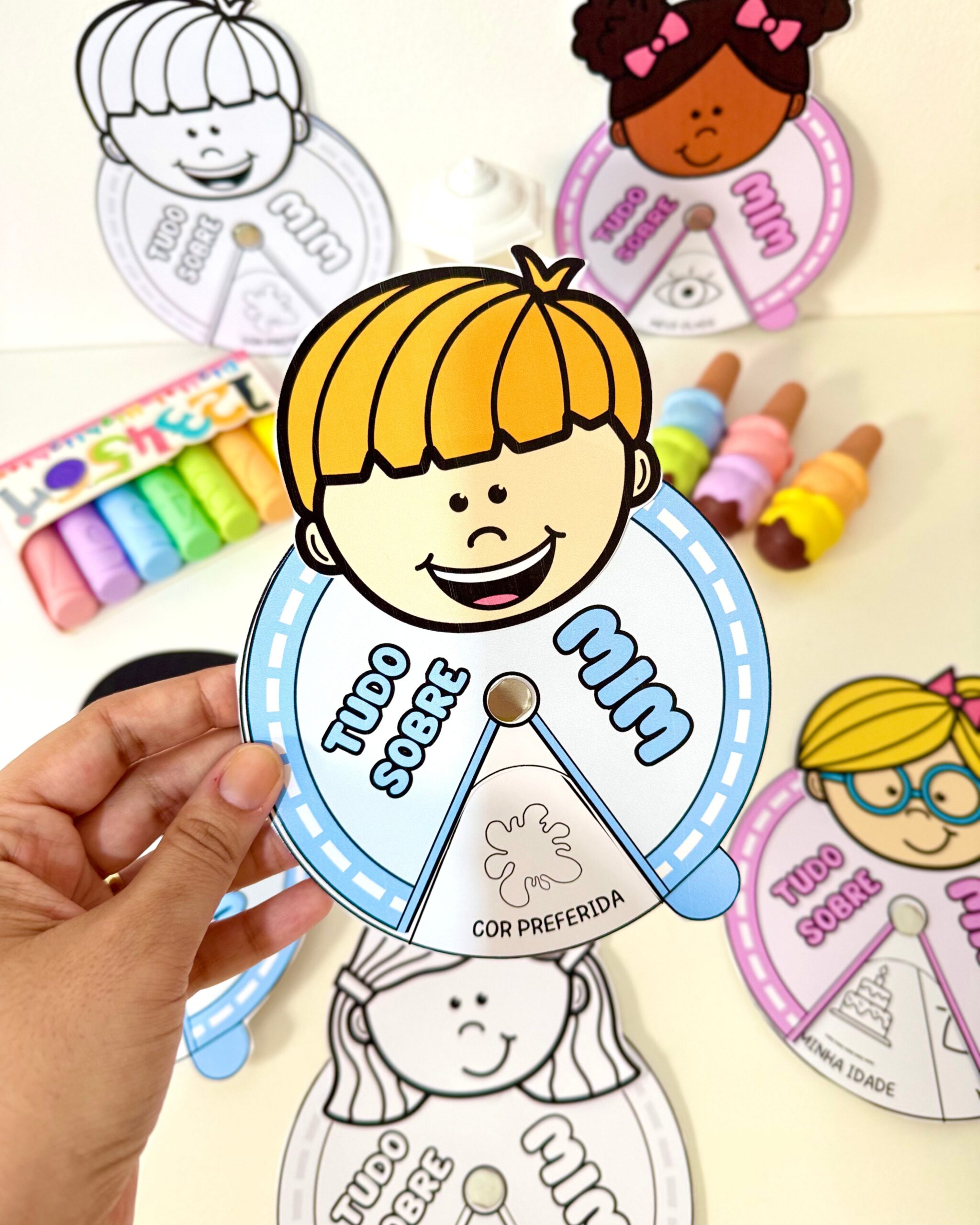 Roleta Tudo Sobre Mim para Educação Infantil e Anos Iniciais - Imagem 5