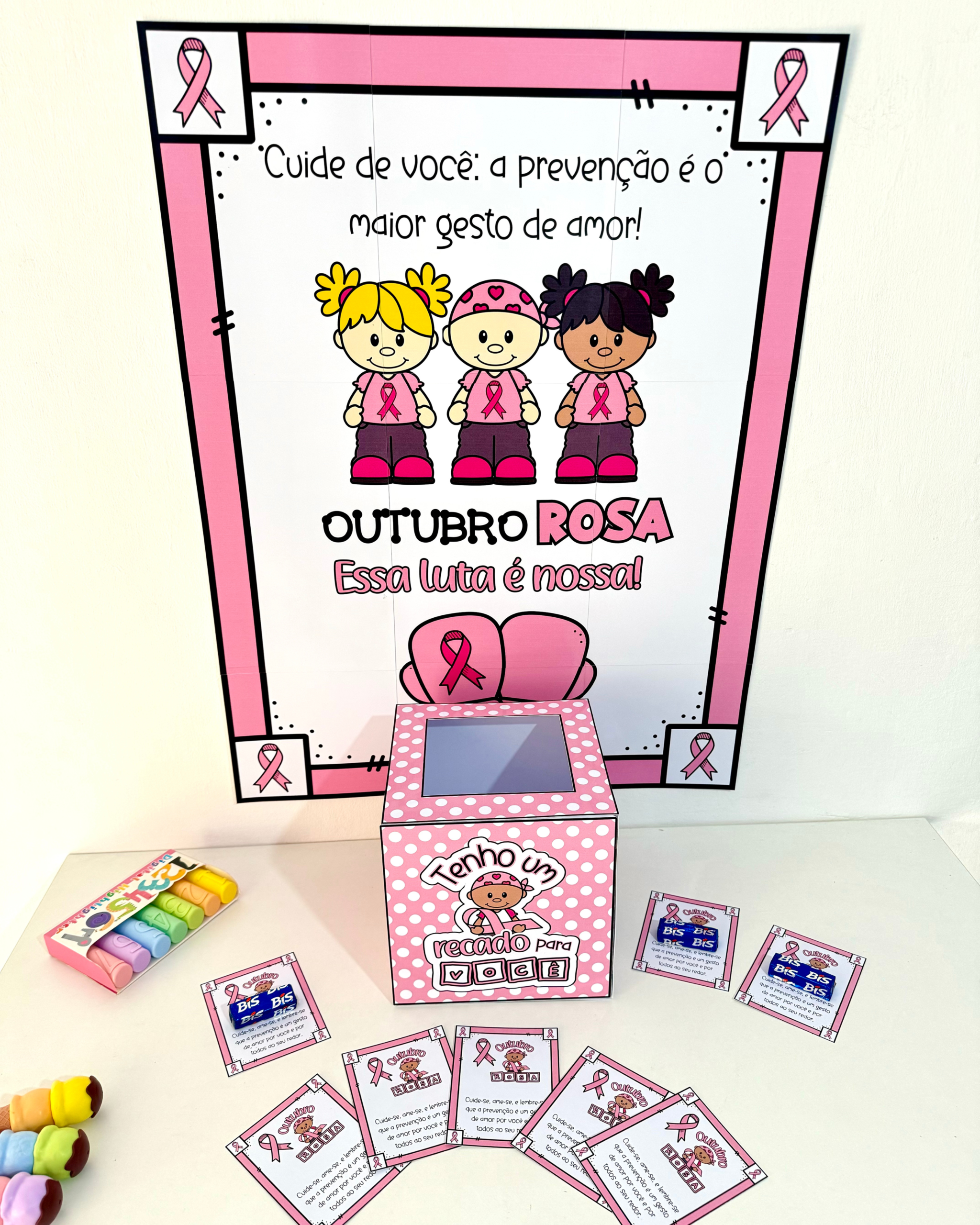 Kit tema Outubro Rosa