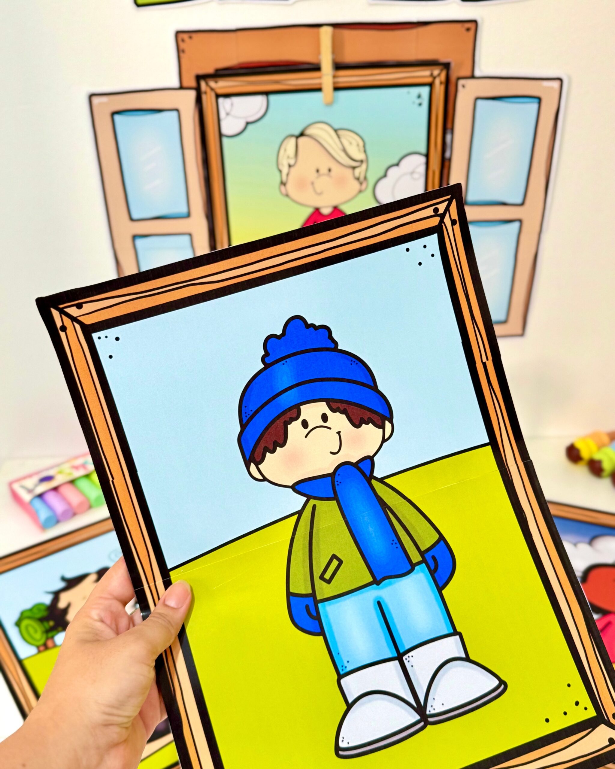 Painel Janela do Tempo para Educação Infantil | Rotina Escolar - Imagem 3