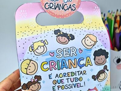 Kit Maleta + Viseira Dia das Crianças – Lembrancinha para Imprimir e Montar