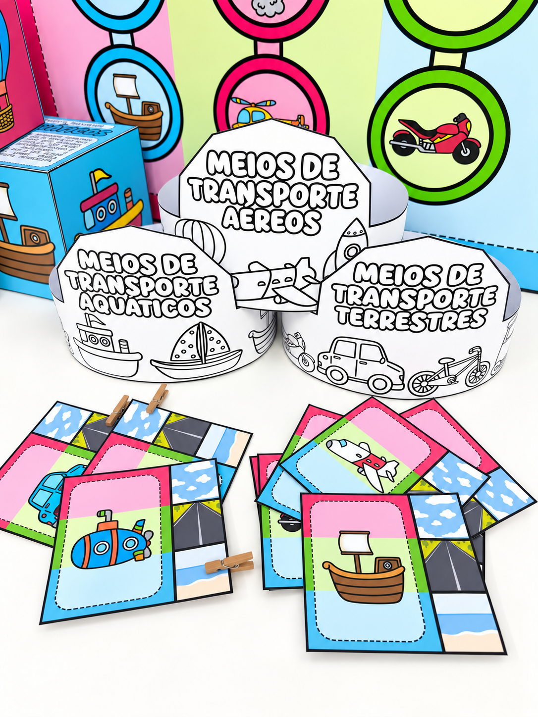 Kit Meios de Transporte – Atividades para Educação Infantil - Imagem 2
