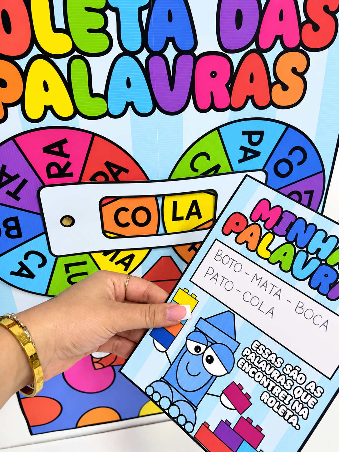 Roleta das Palavras – Atividade de Alfabetização - Imagem 2