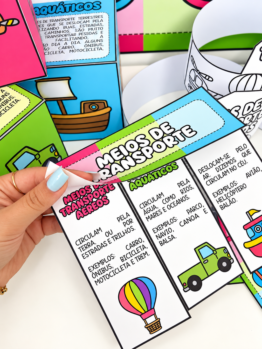 Kit Meios de Transporte – Atividades para Educação Infantil - Imagem 3