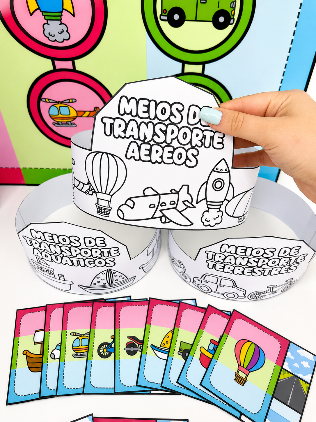 Kit Meios de Transporte – Atividades para Educação Infantil - Imagem 4
