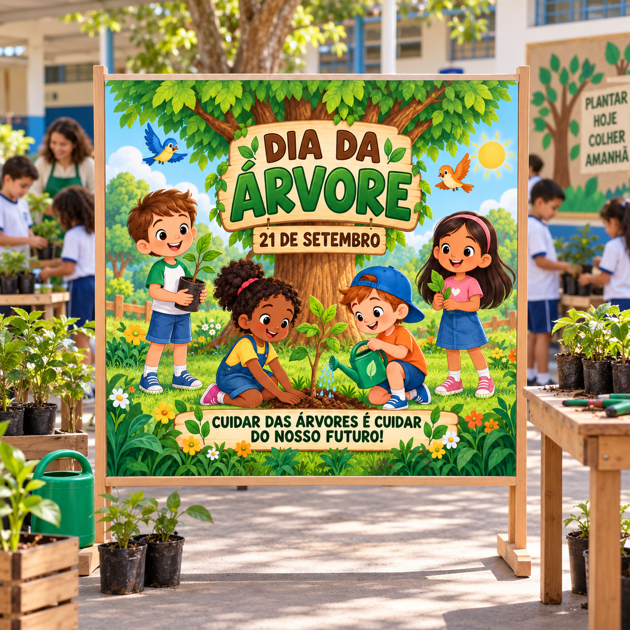 Painel Pedagógico Decorativo Dia da Árvore - PDF - Imagem 3