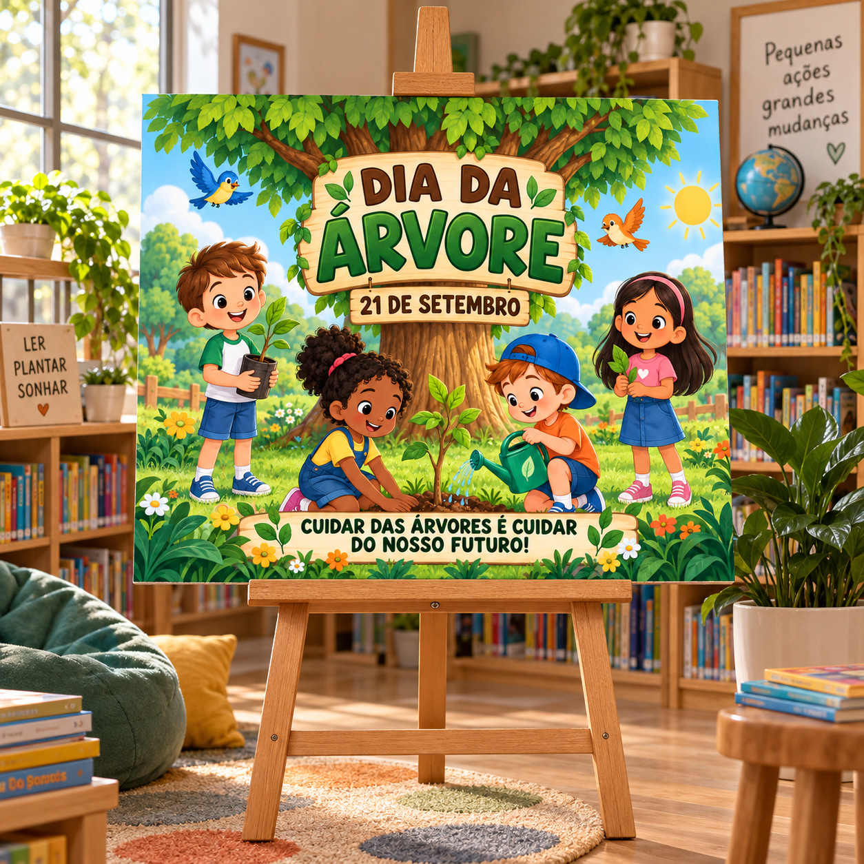 Painel Pedagógico Decorativo Dia da Árvore - PDF - Imagem 4