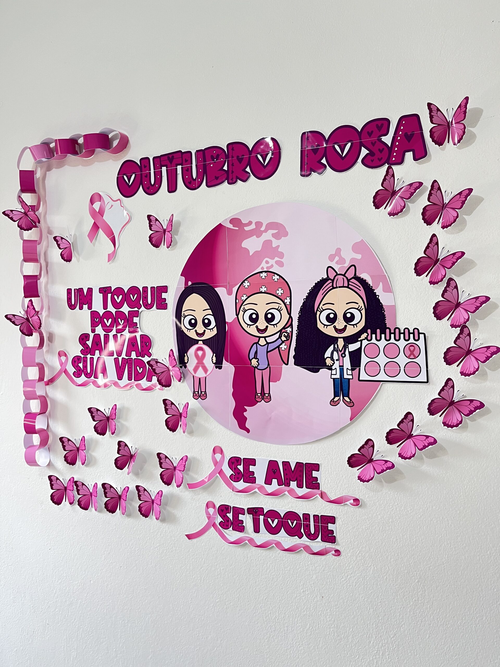Painel Outubro Rosa: A Beleza do Cuidado e da Prevenção - Imagem 2