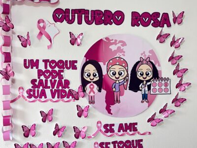 Painel Outubro Rosa: A Beleza do Cuidado e da Prevenção