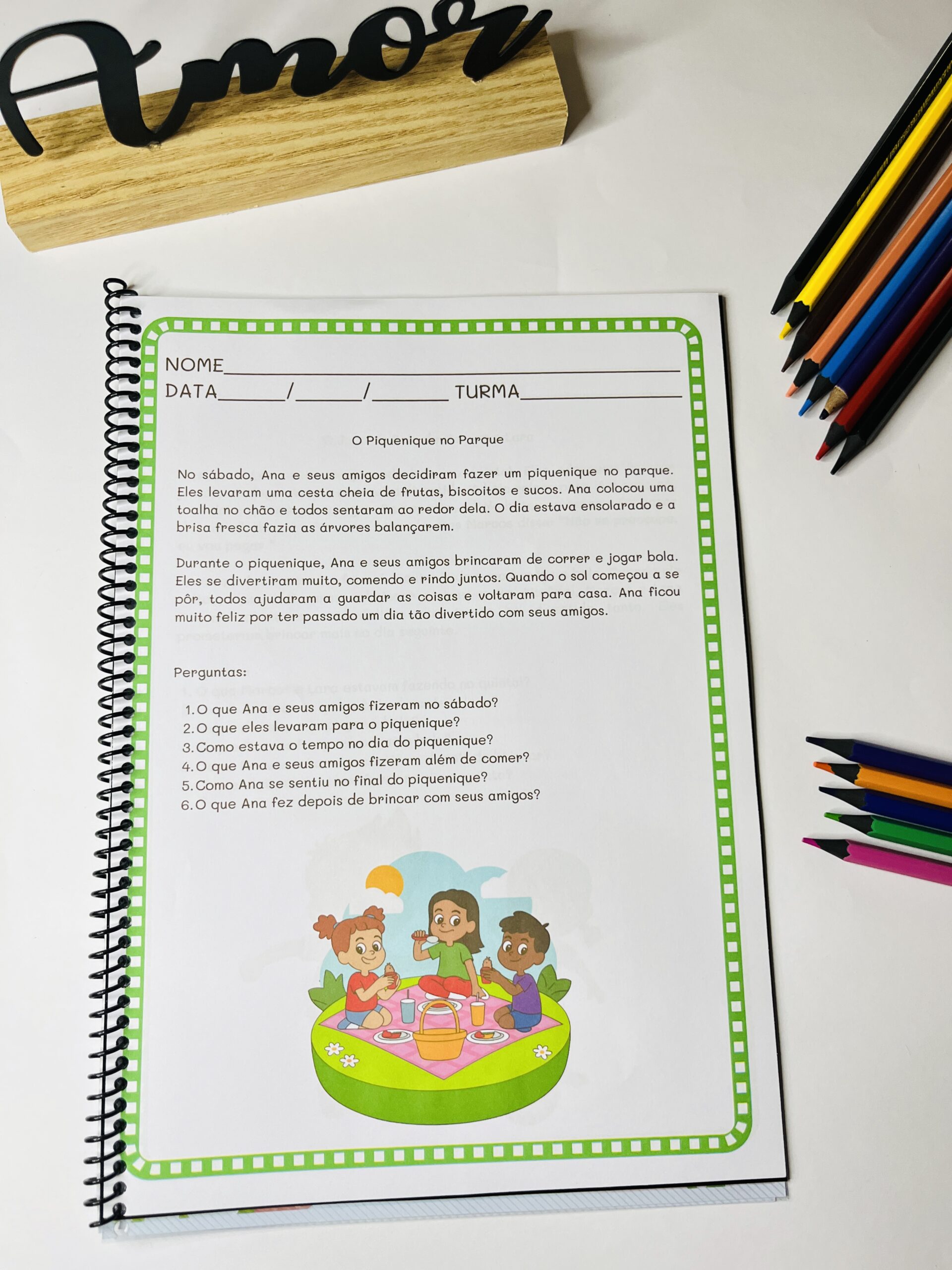 Apostila “Leitura e Interpretação para Alfabetização” - Imagem 3
