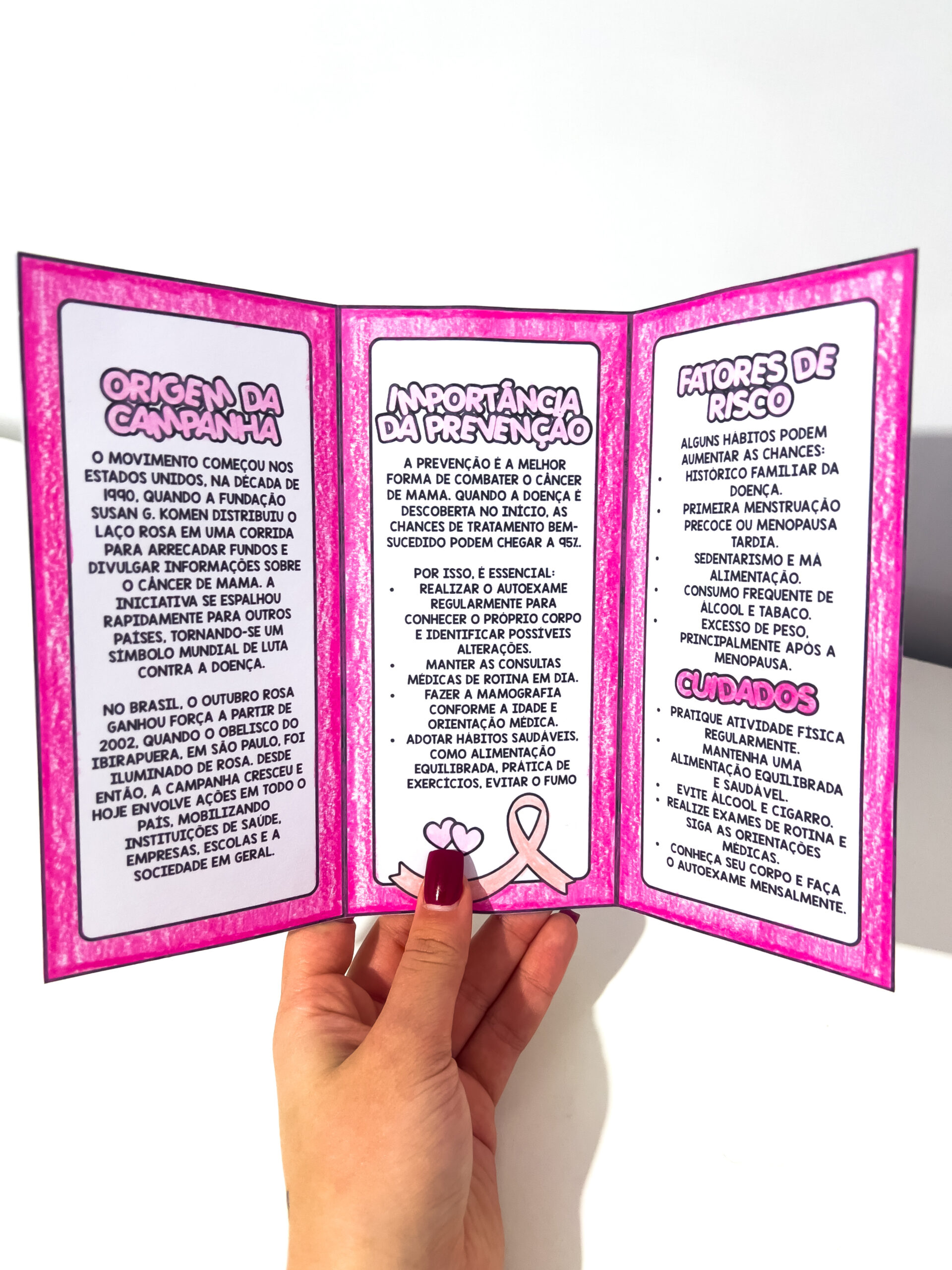 Folder Informativo Outubro Rosa - Imagem 4