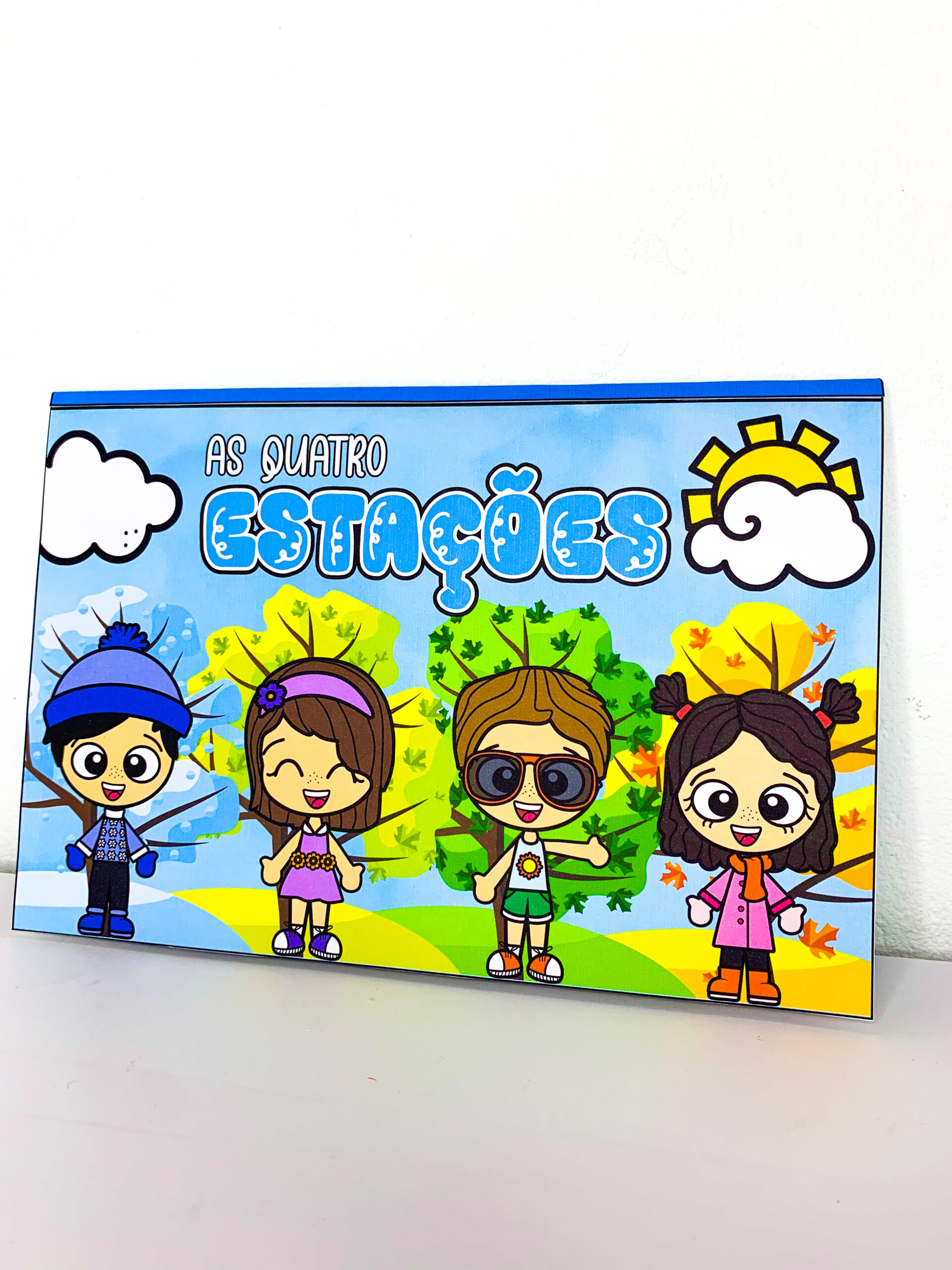 Livro 3D As Quatro Estações – Atividade para Educação Infantil