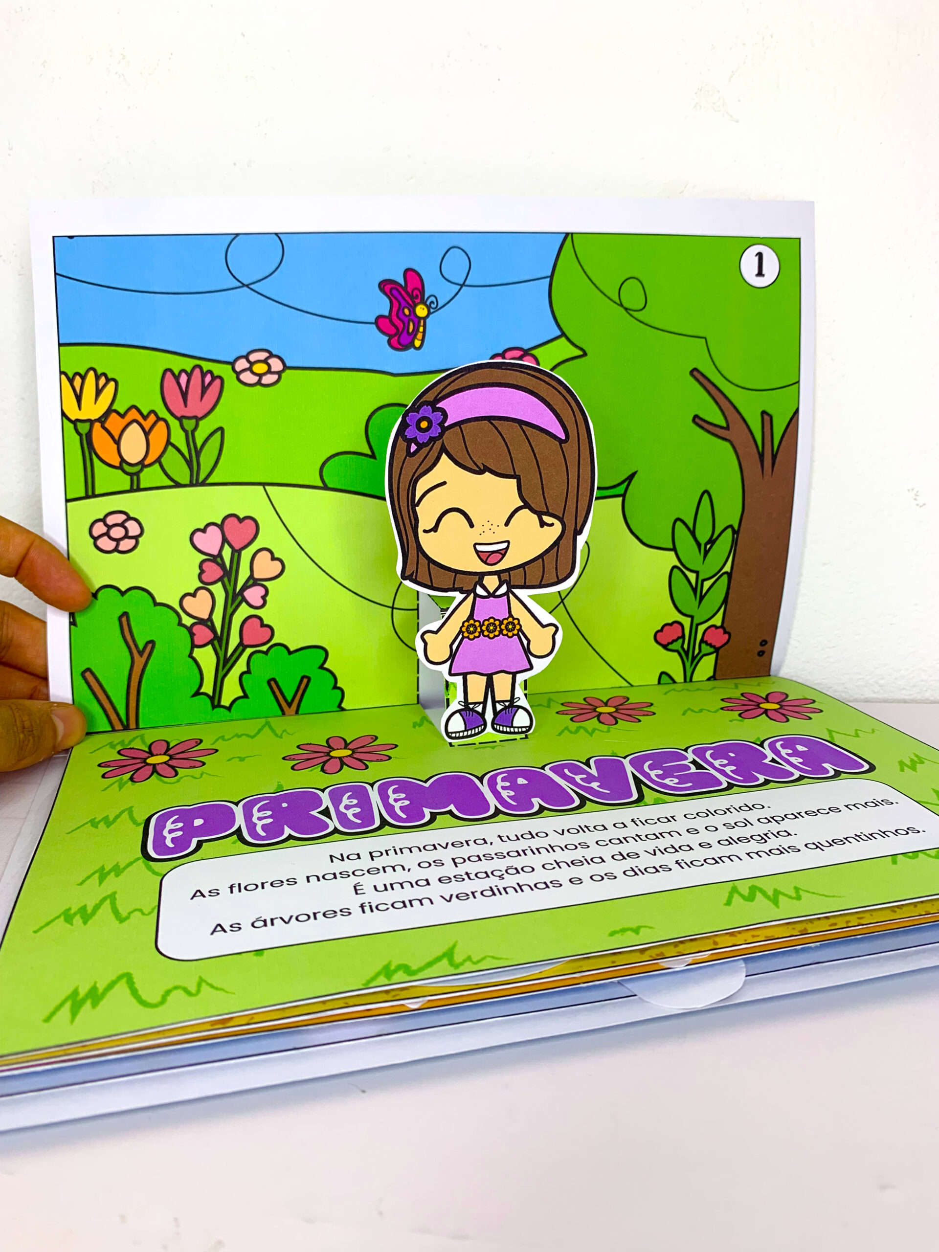 Livro 3D As Quatro Estações – Atividade para Educação Infantil - Imagem 5