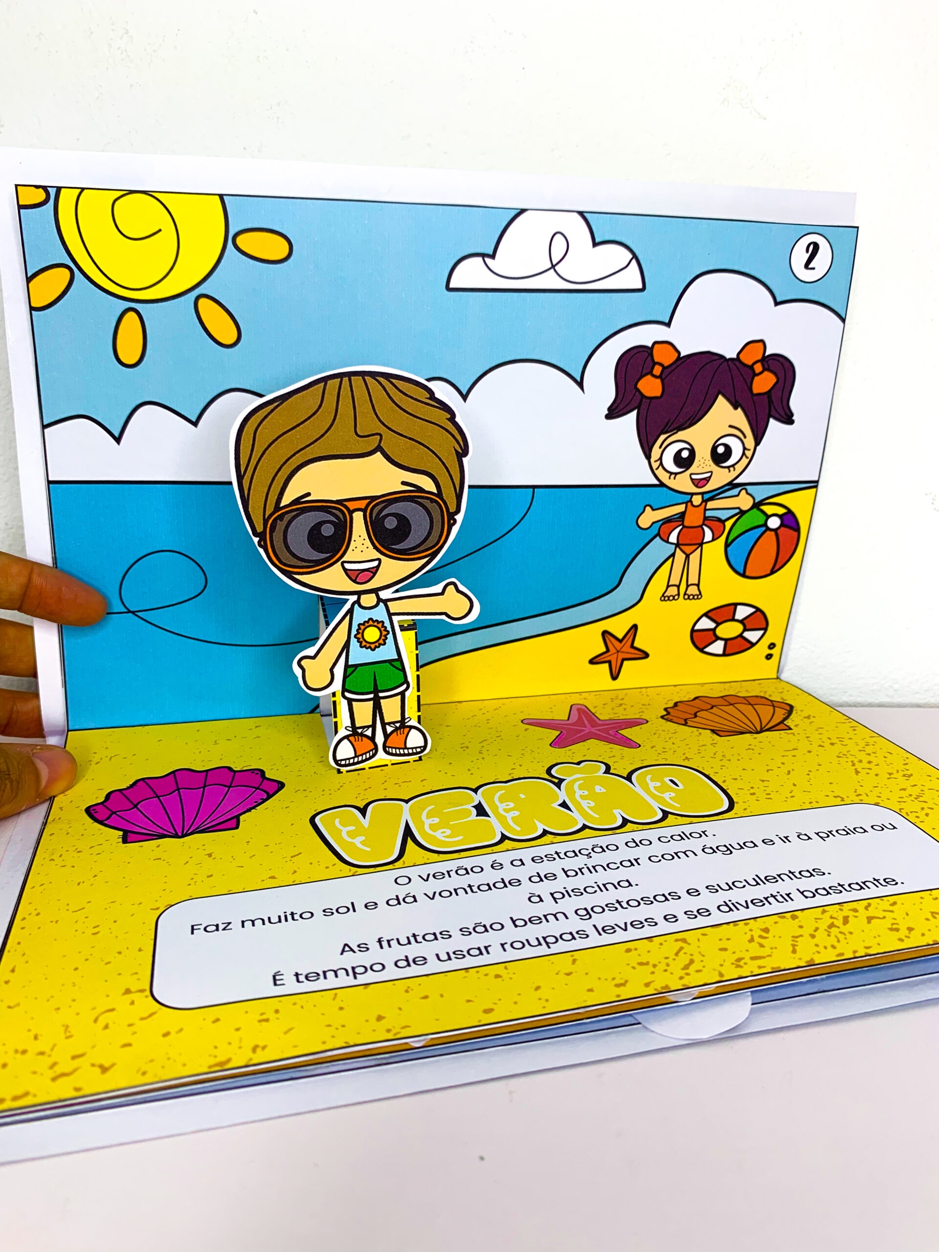 Livro 3D As Quatro Estações – Atividade para Educação Infantil - Imagem 4
