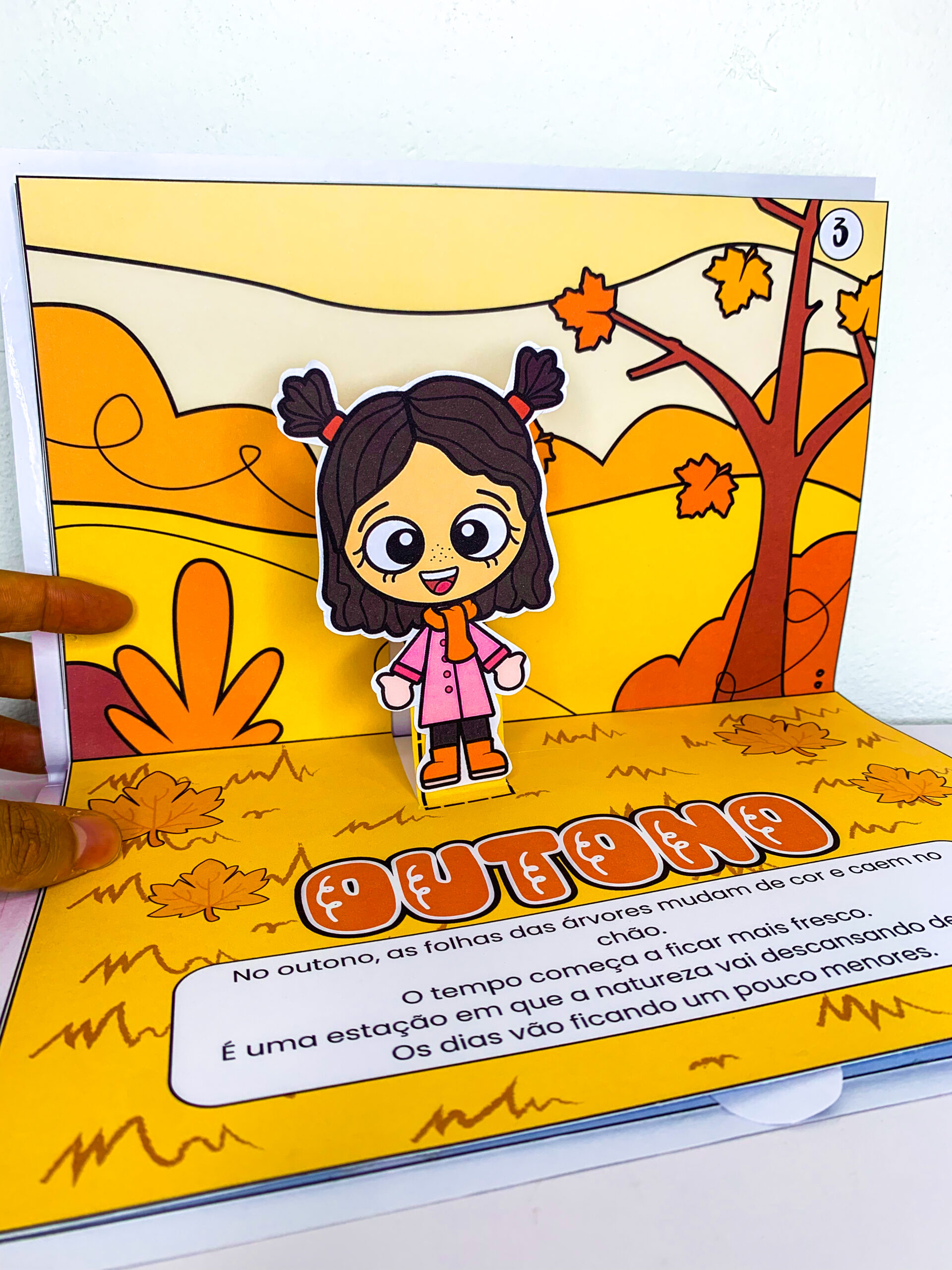 Livro 3D As Quatro Estações – Atividade para Educação Infantil - Imagem 3