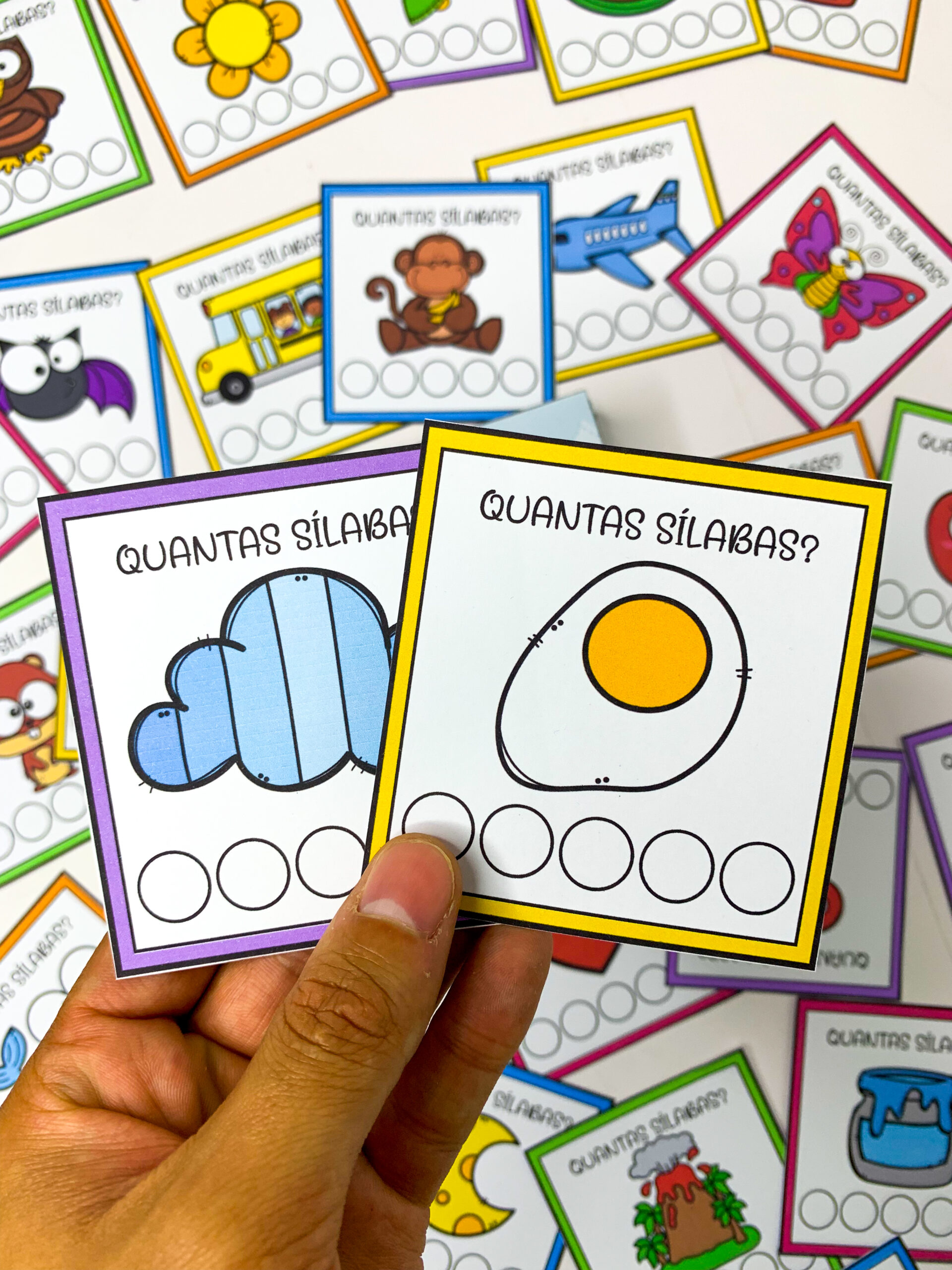 Atividade de Sílabas – Quantas Sílabas? | Consciência Silábica - Imagem 3
