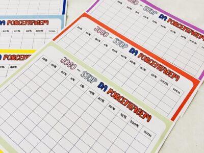 Stop da Porcentagem – Jogo Pedagógico de Matemática para Sala de Aula