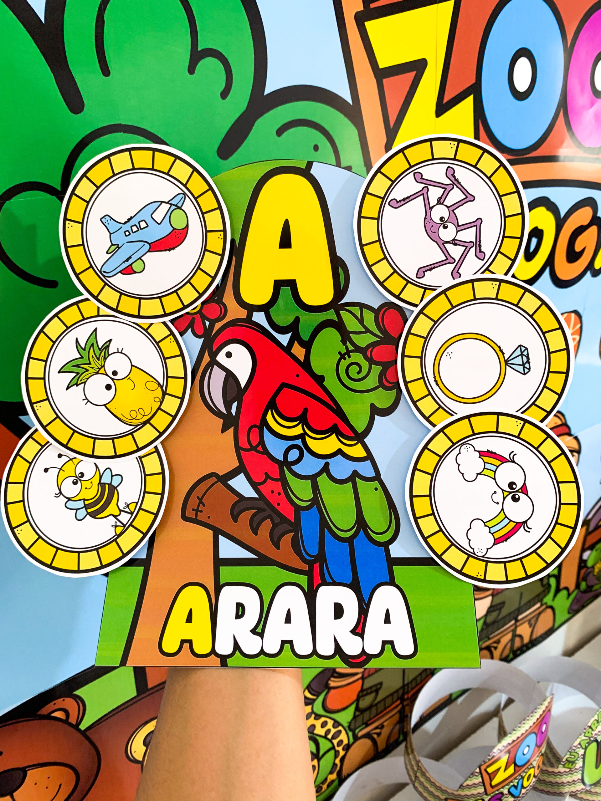 Kit Zoo das vogais — educação infantil - Imagem 3