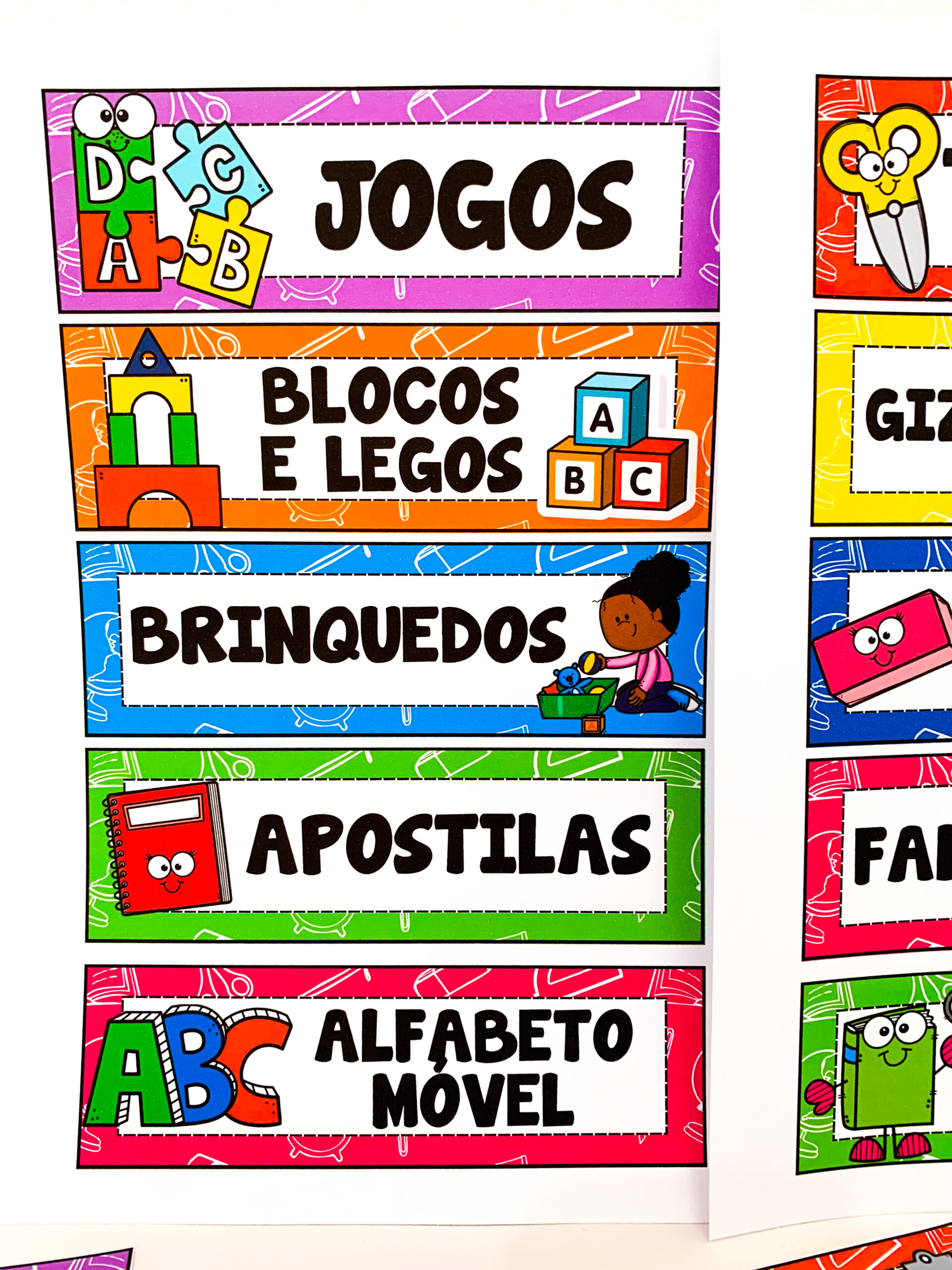 Etiquetas Pedagógicas Organizadoras - Imagem 2