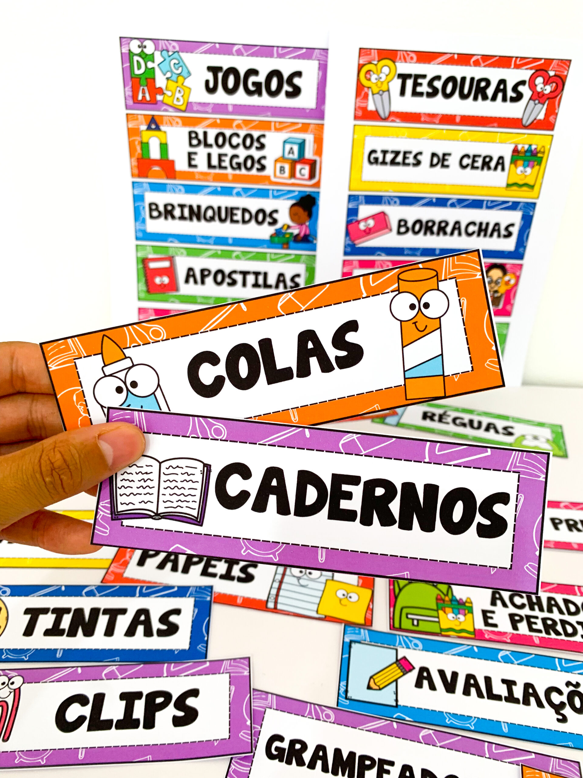 Etiquetas Pedagógicas Organizadoras