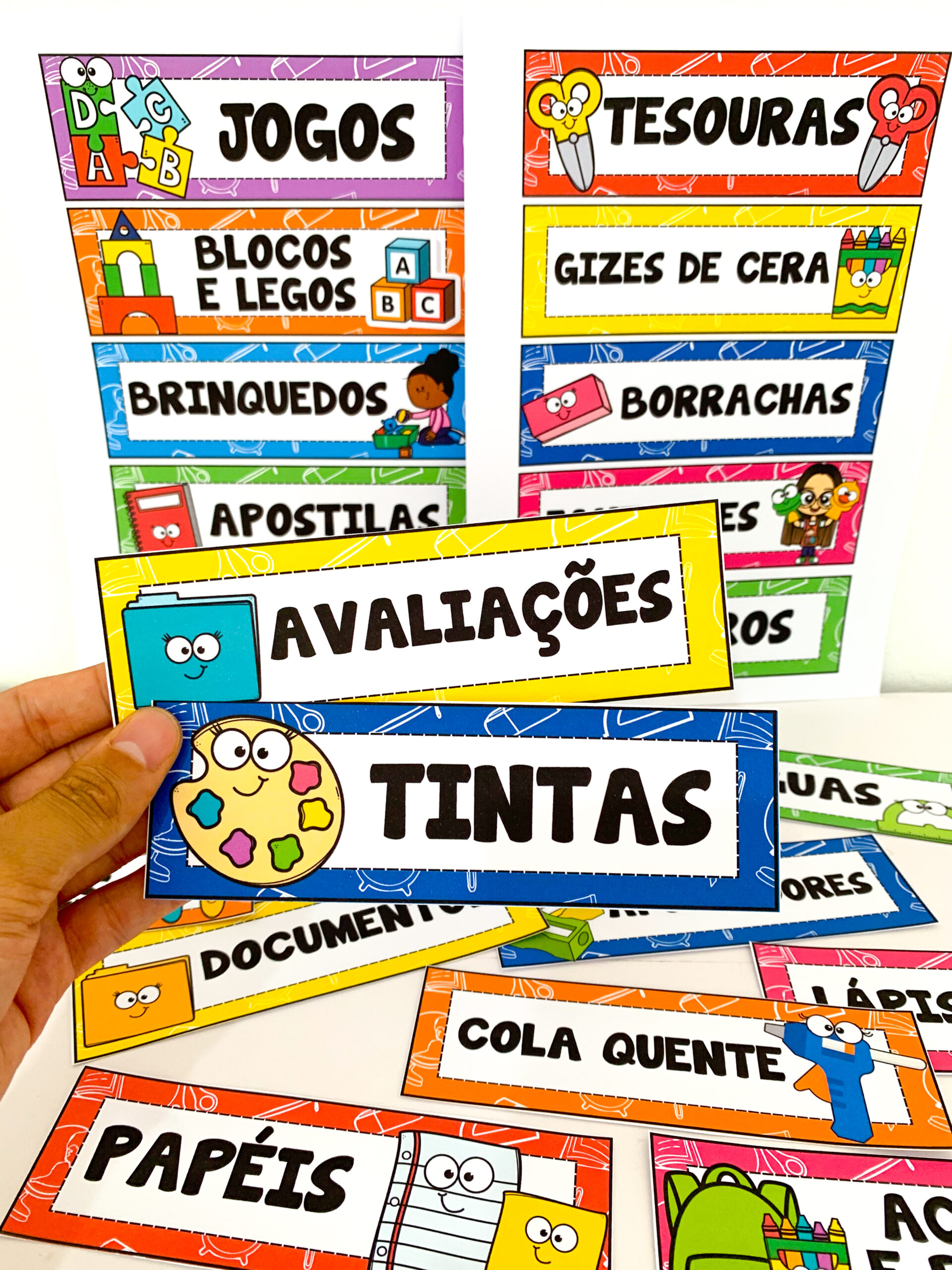 Etiquetas Pedagógicas Organizadoras - Imagem 3