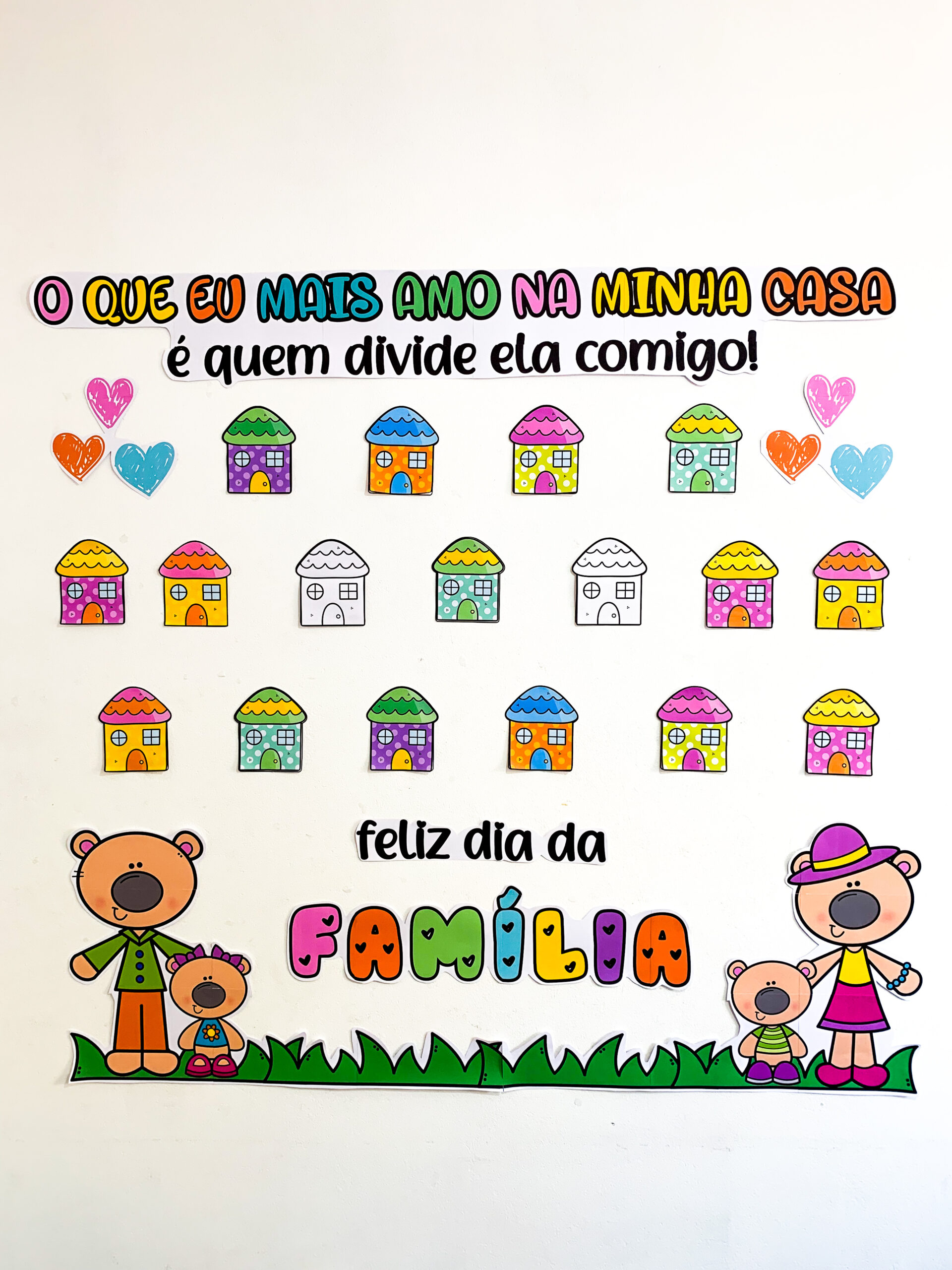 Painel Dia Nacional da Família para Educação Infantil e Anos Iniciais - Imagem 3