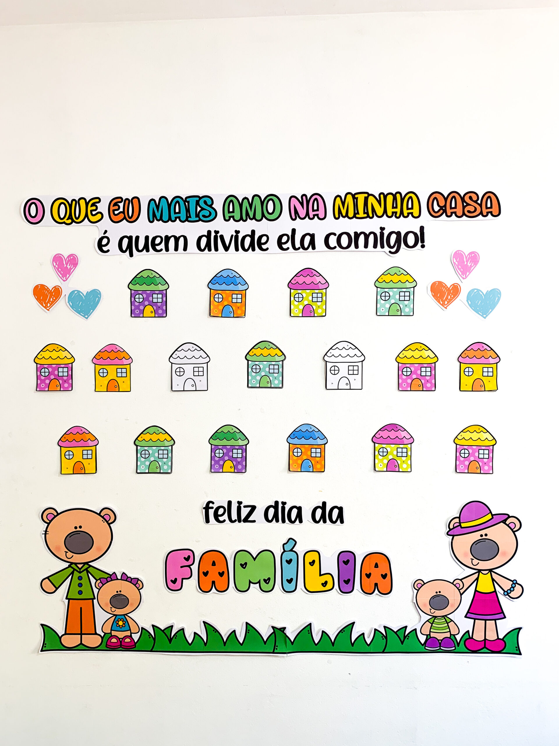 Painel Dia Nacional da Família para Educação Infantil e Anos Iniciais - Imagem 2