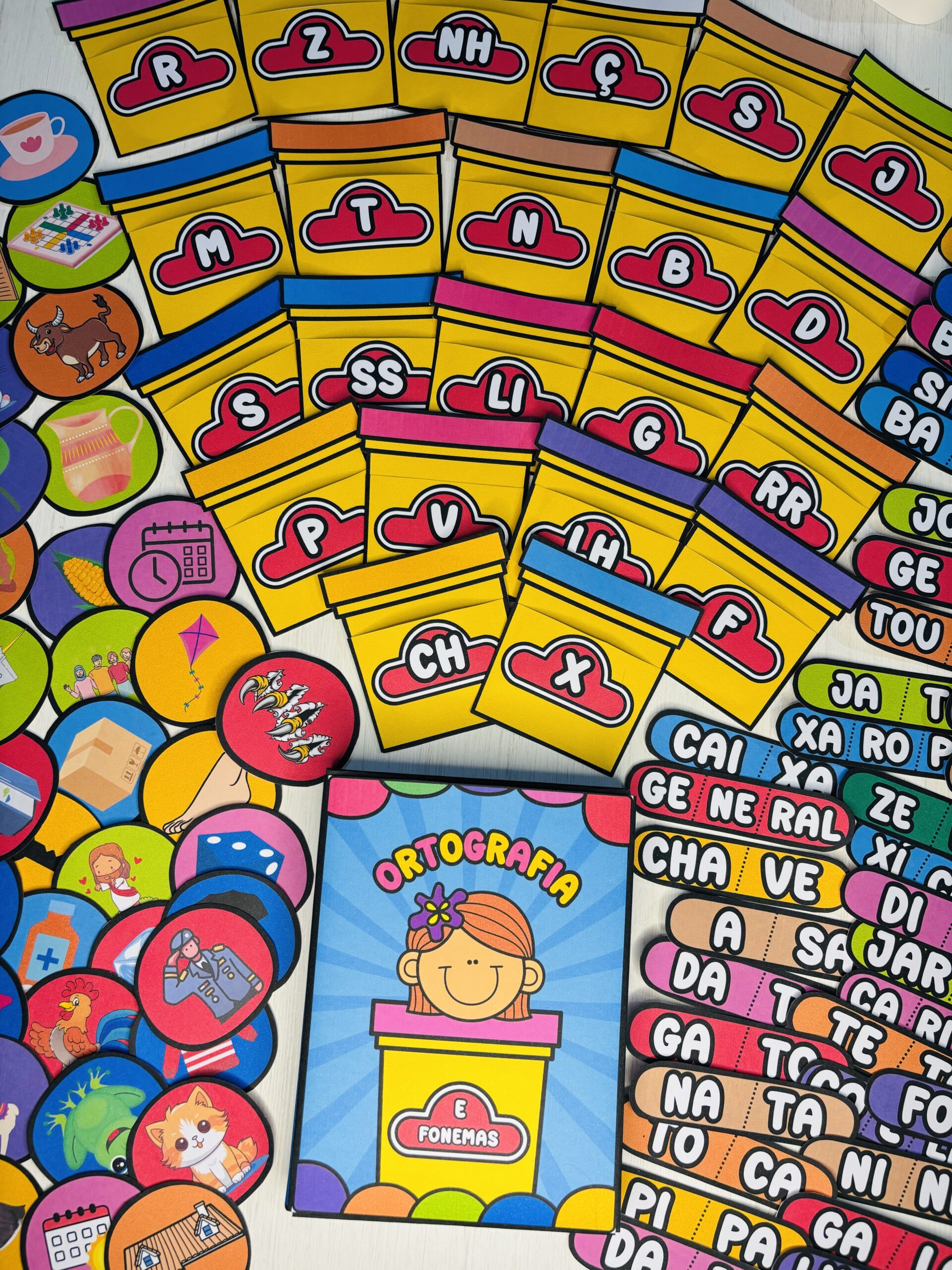 Jogo das Massinhas + Caderno de Atividades Ortografia e Fonemas - Imagem 3